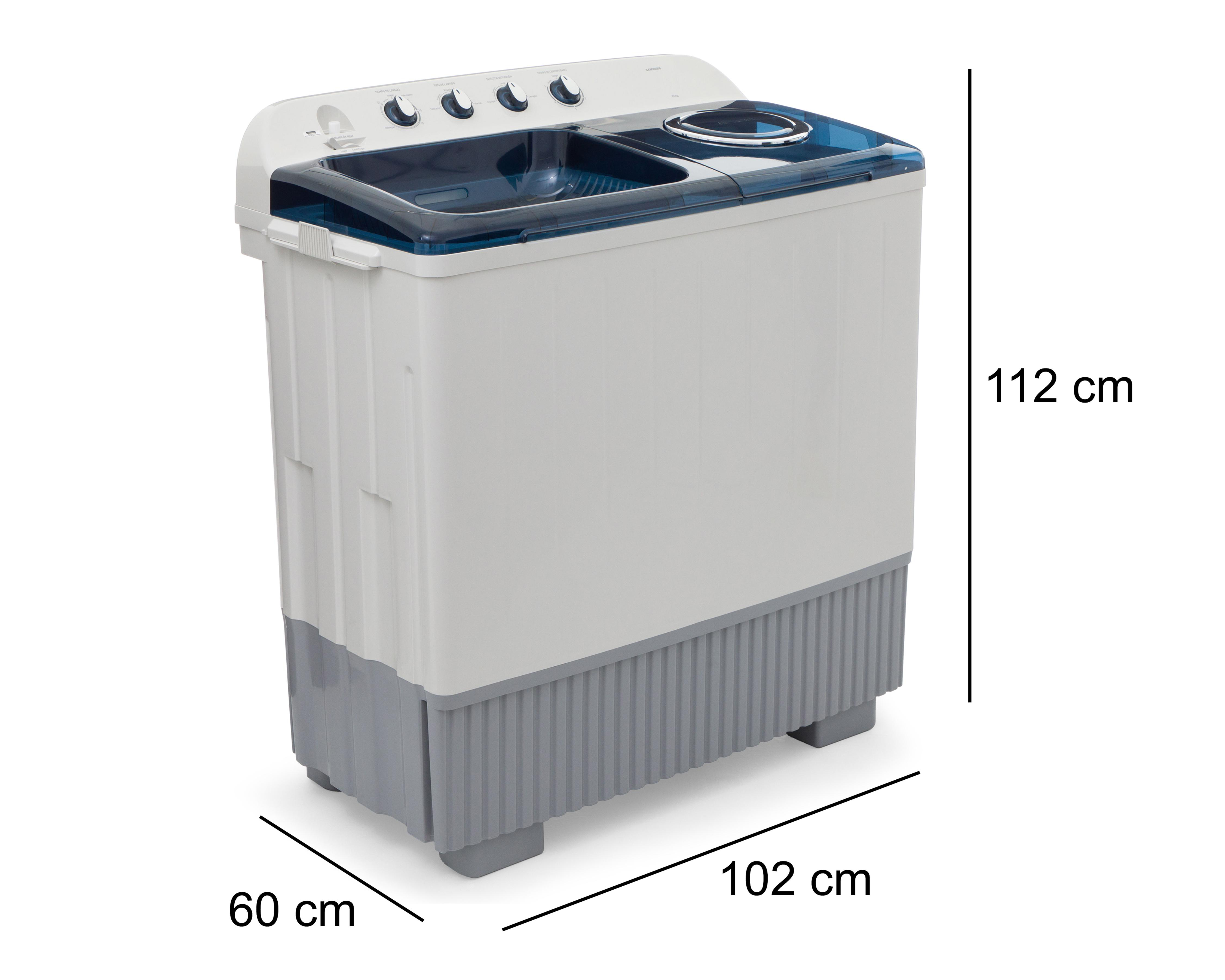 Foto 9 pulgar | Lavadora Samsung de Doble Tina WT21F6300LG/AX 21 kg Gris