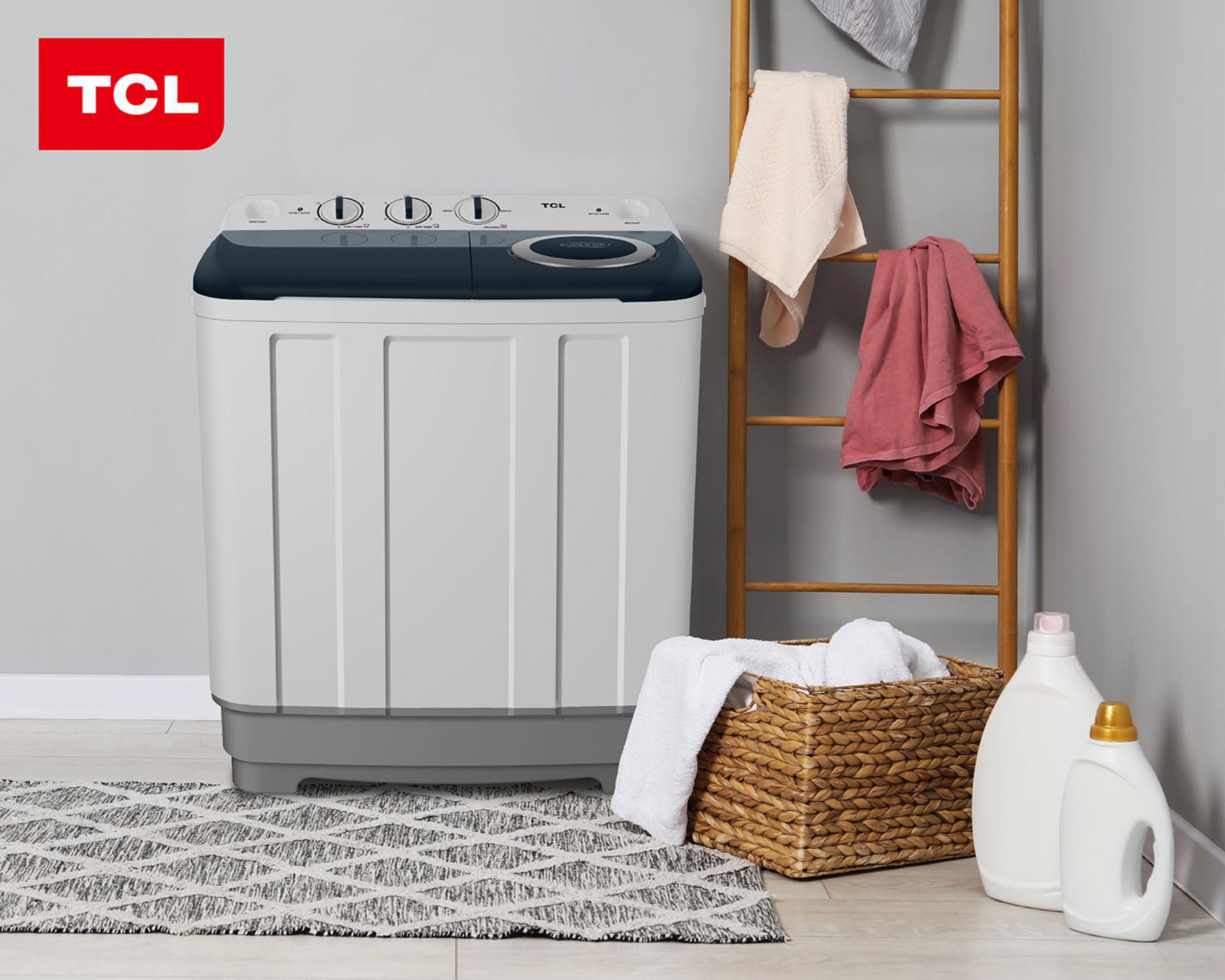 Foto 5 | Lavadora TCL Doble Tina TWT14S 14 kg Blanca