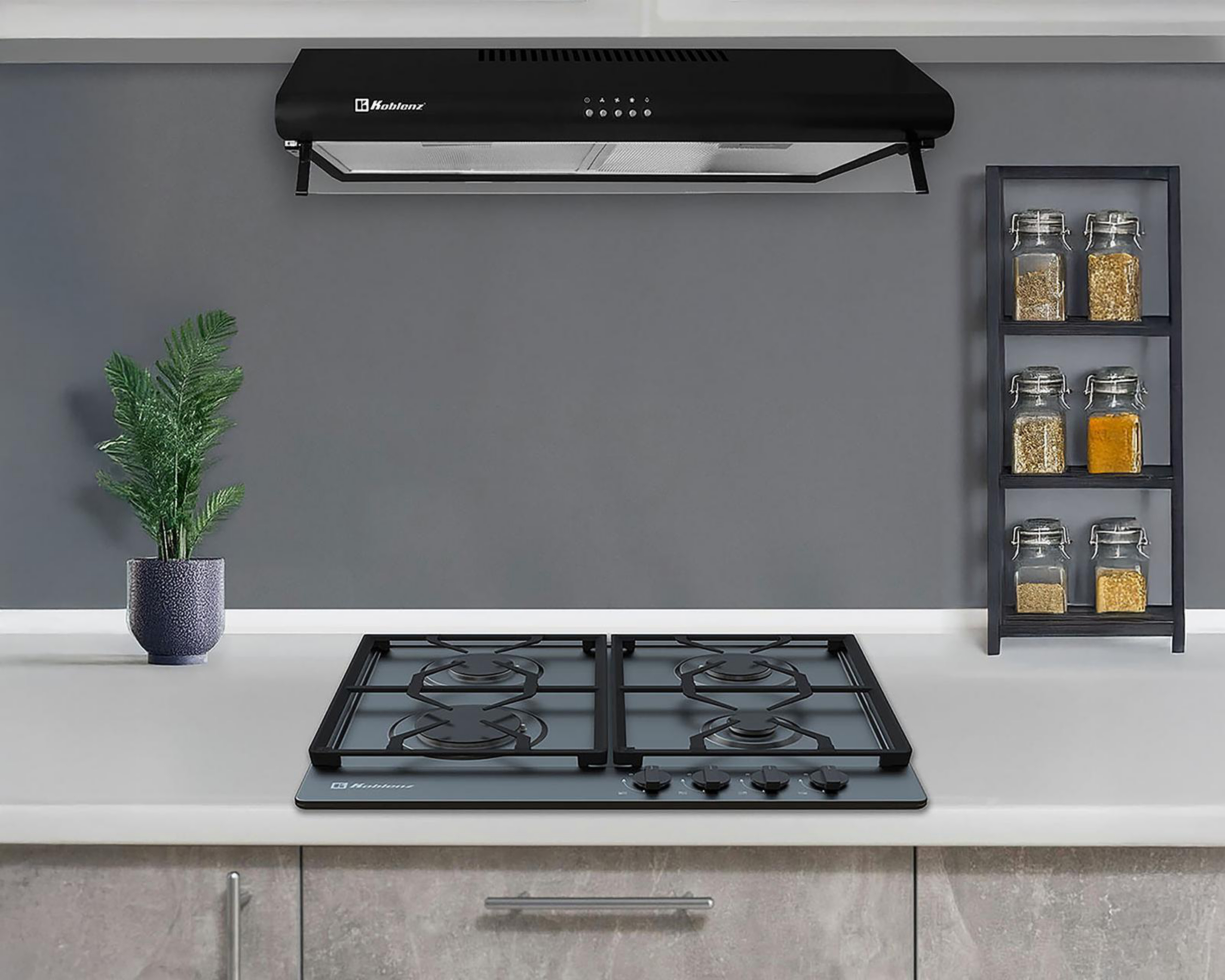 Foto 5 | Campana de Pared Koblenz 76 cm Negro