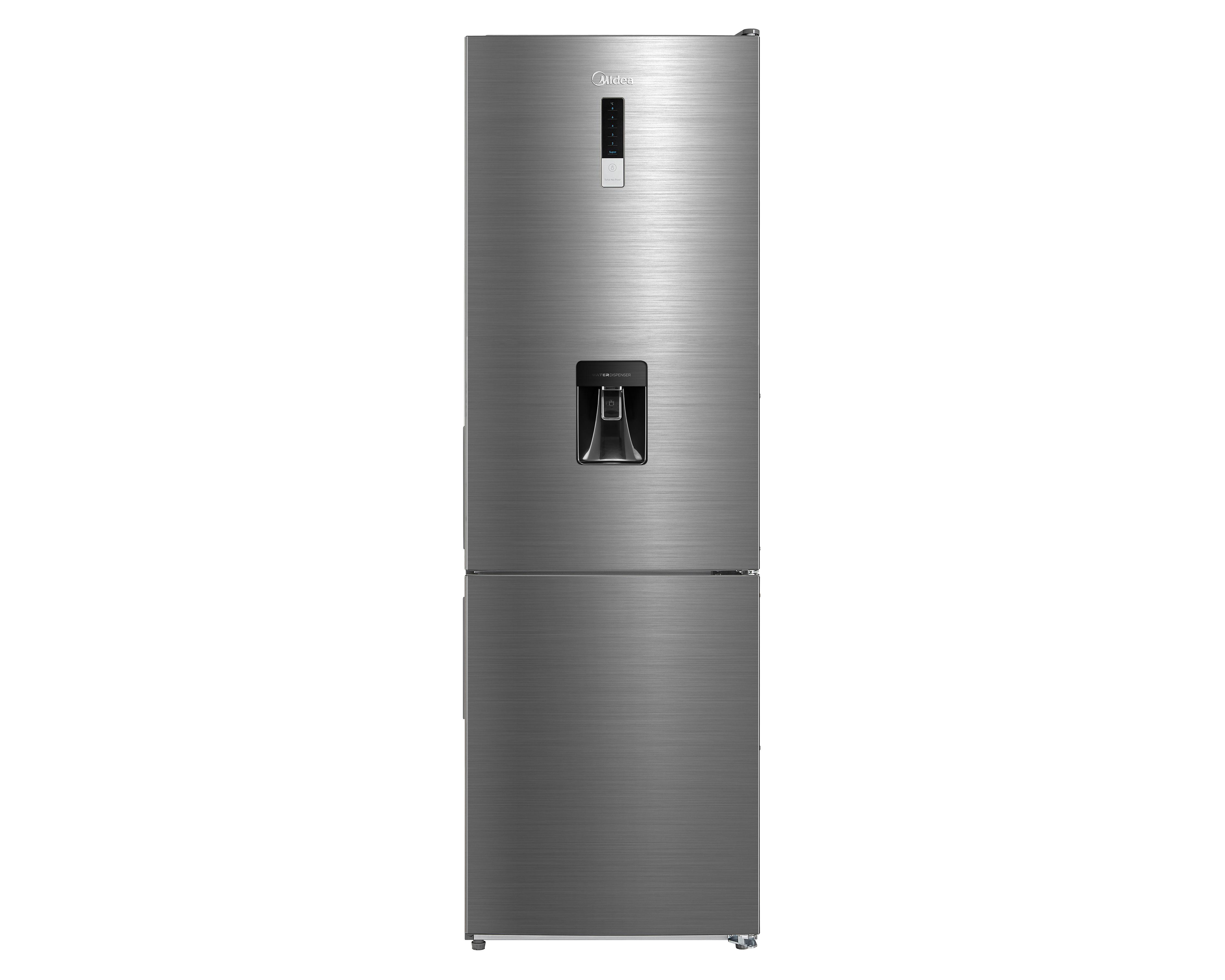 Refrigerador Midea Bottom Mount 11 Pies Plateado MDRB424FGM46W