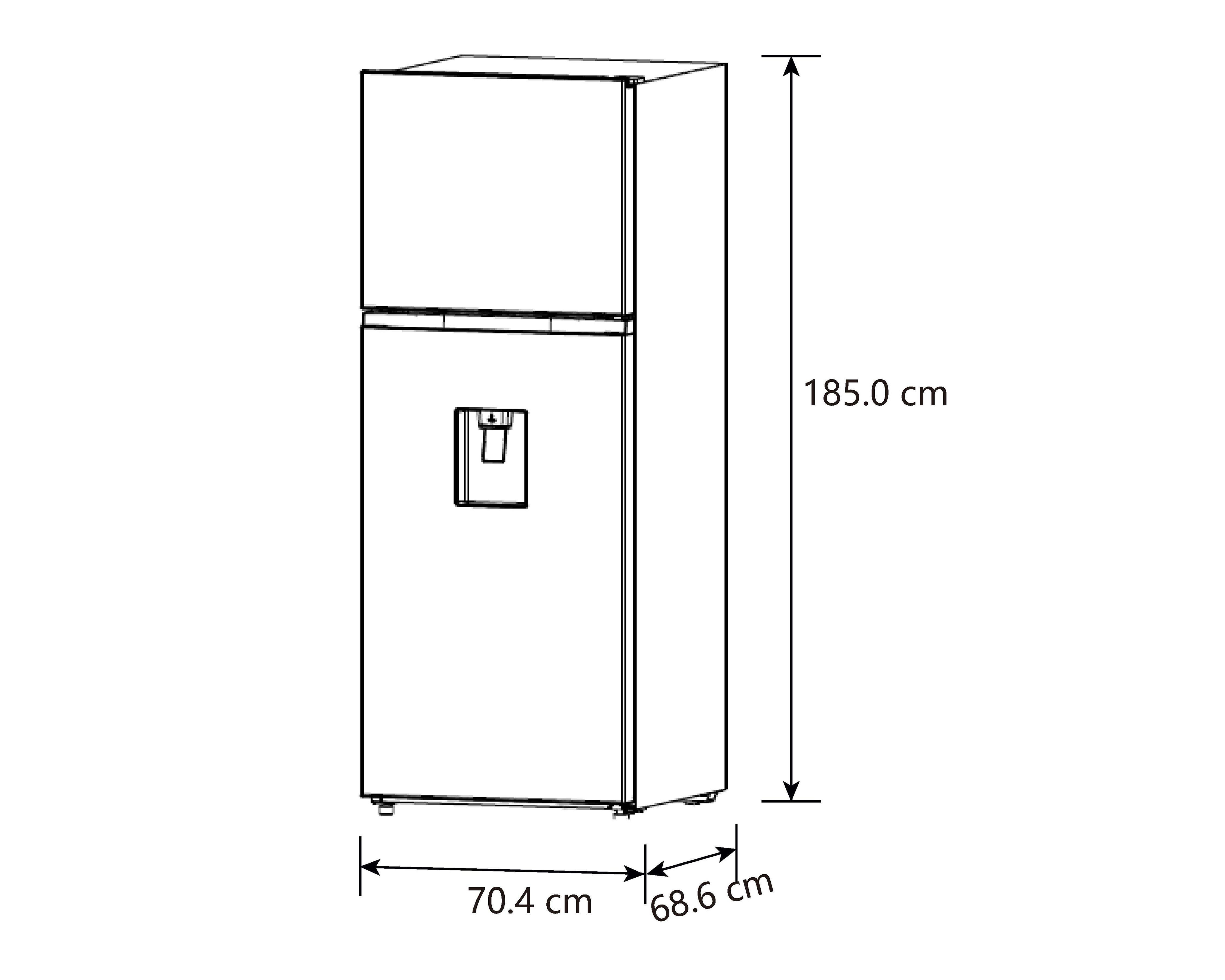 Foto 5 pulgar | Refrigerador Hisense Top Mount 16 Pies Negro RT16N6BDX