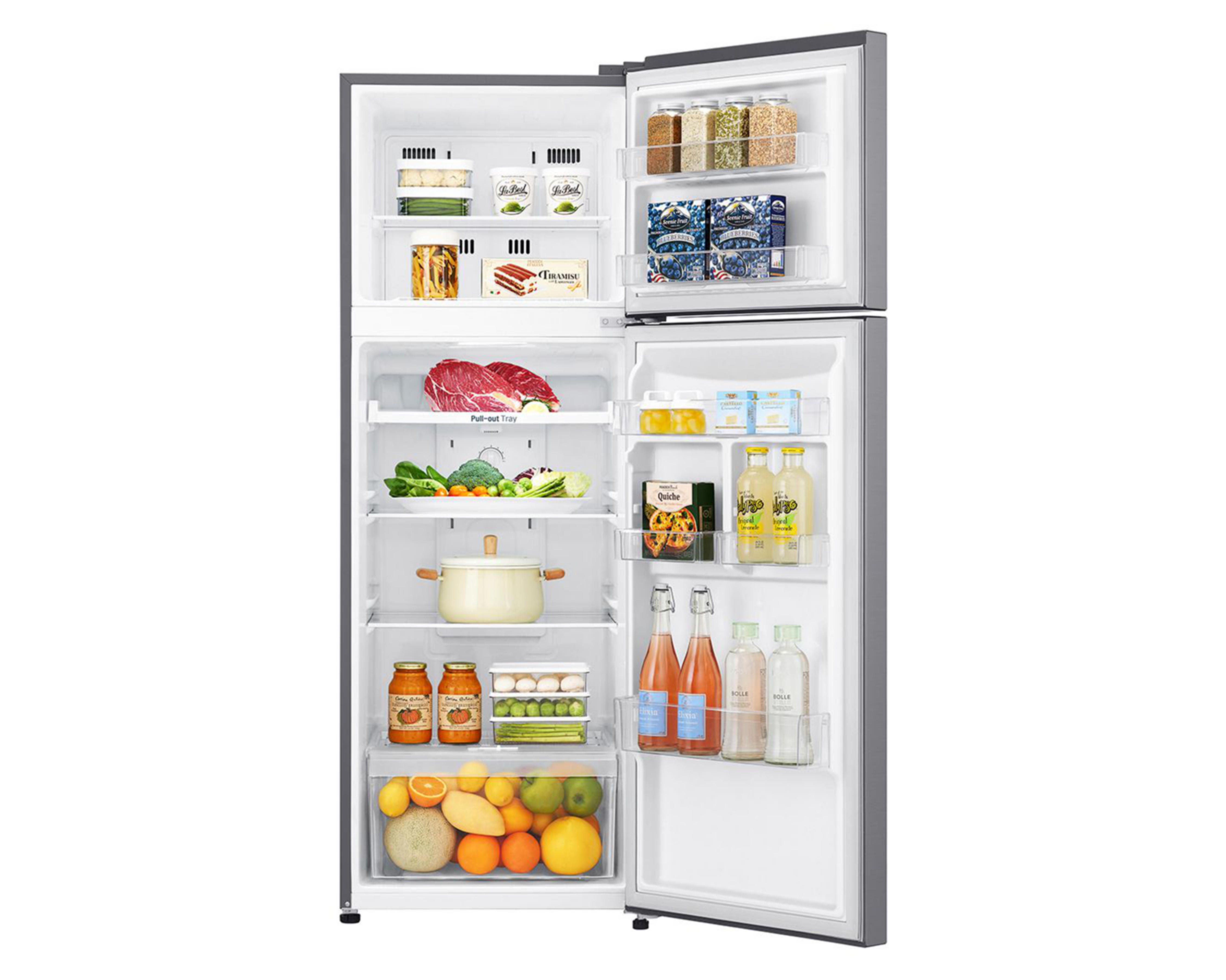 Foto 4 pulgar | Refrigerador LG Top Mount 11 Pies Plateado GT35BP