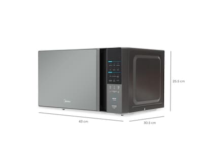 Foto 7 | Horno de Microondas Midea 0.7 Pies MMDT07S2MG Gris