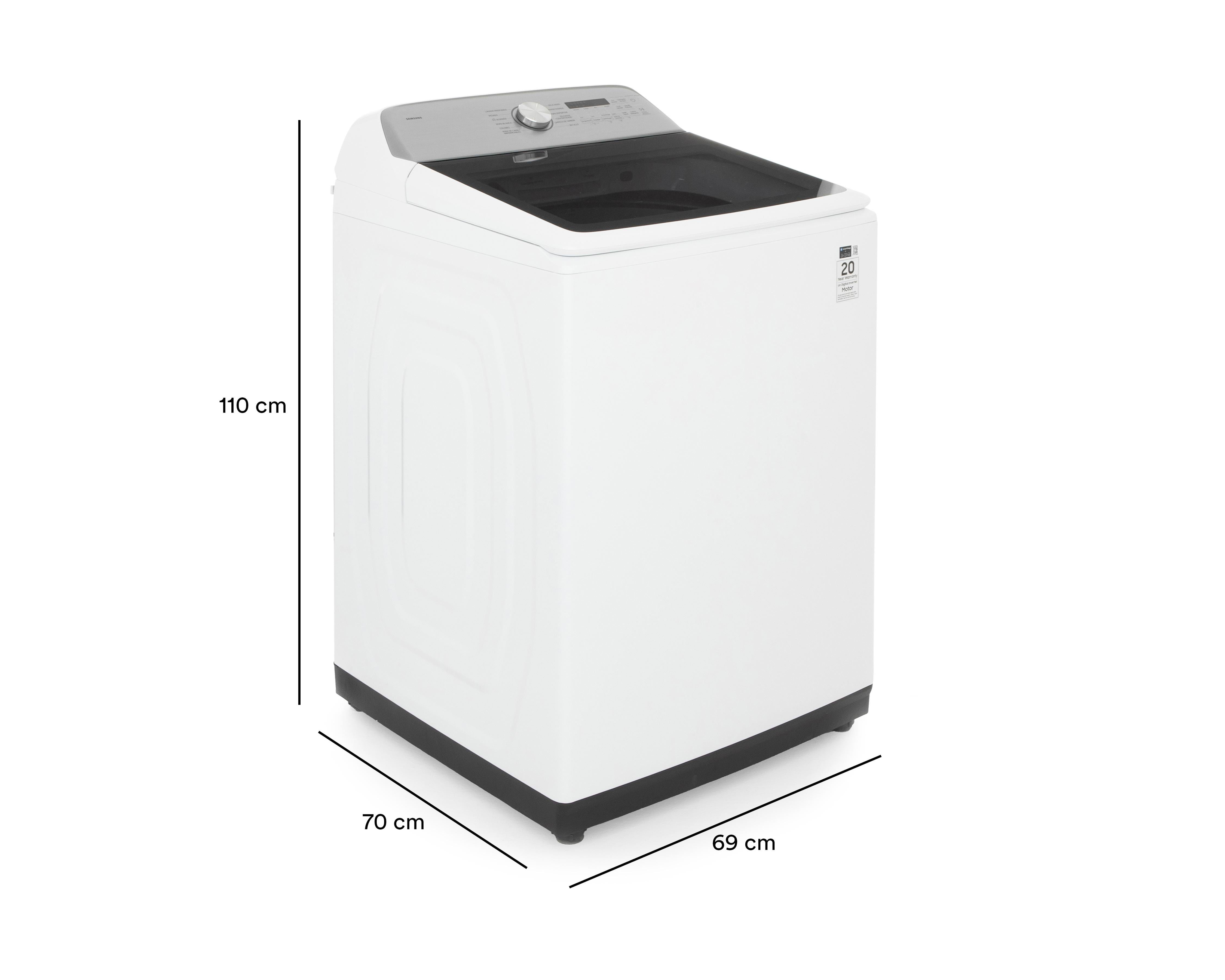 Foto 8 pulgar | Lavadora Samsung Automática WA25DG5505AWAX 25 kg Blanca