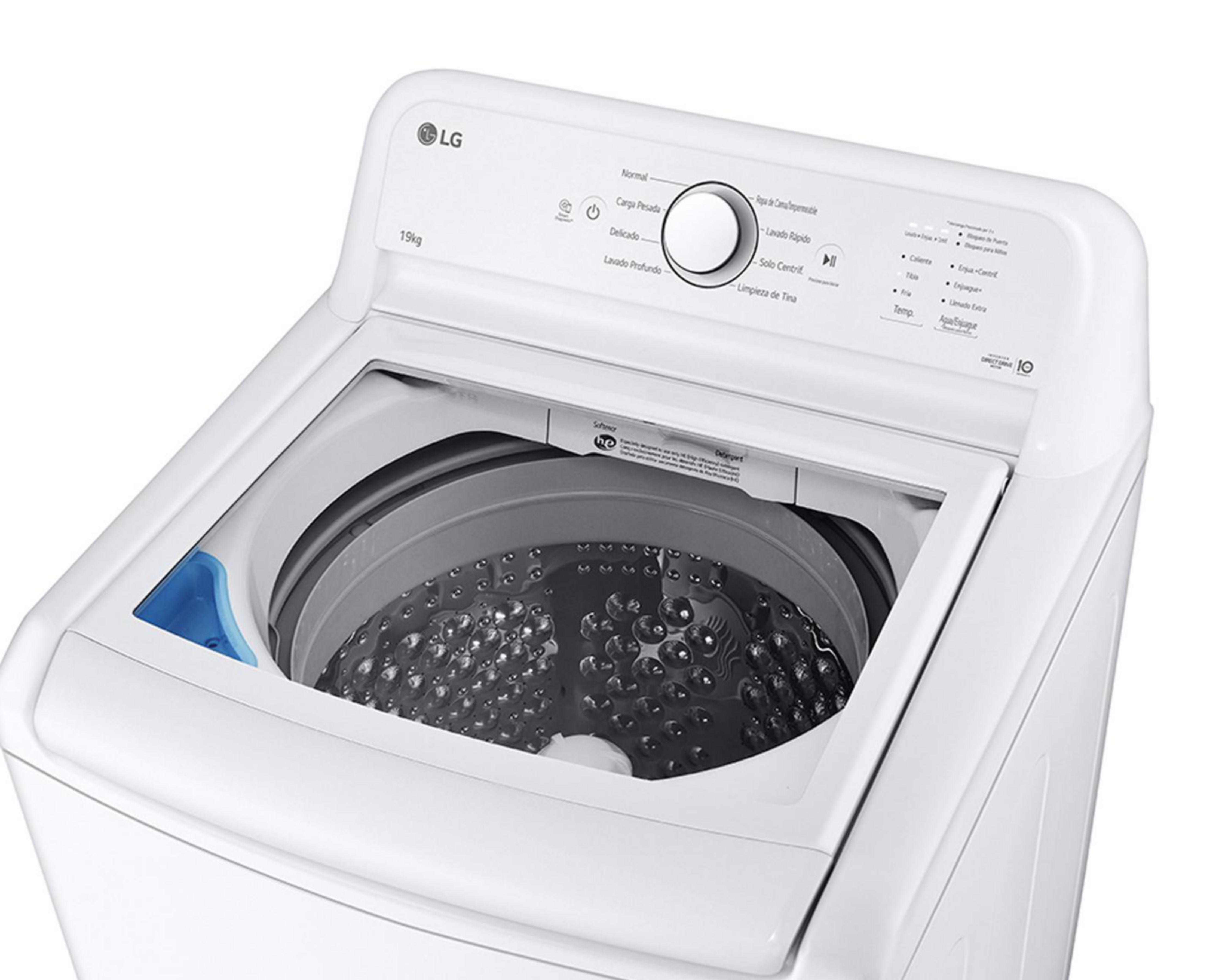 Foto 4 pulgar | Lavadora LG Automática WT19WT6HKA.ABWELAT 19 Kg Blanca