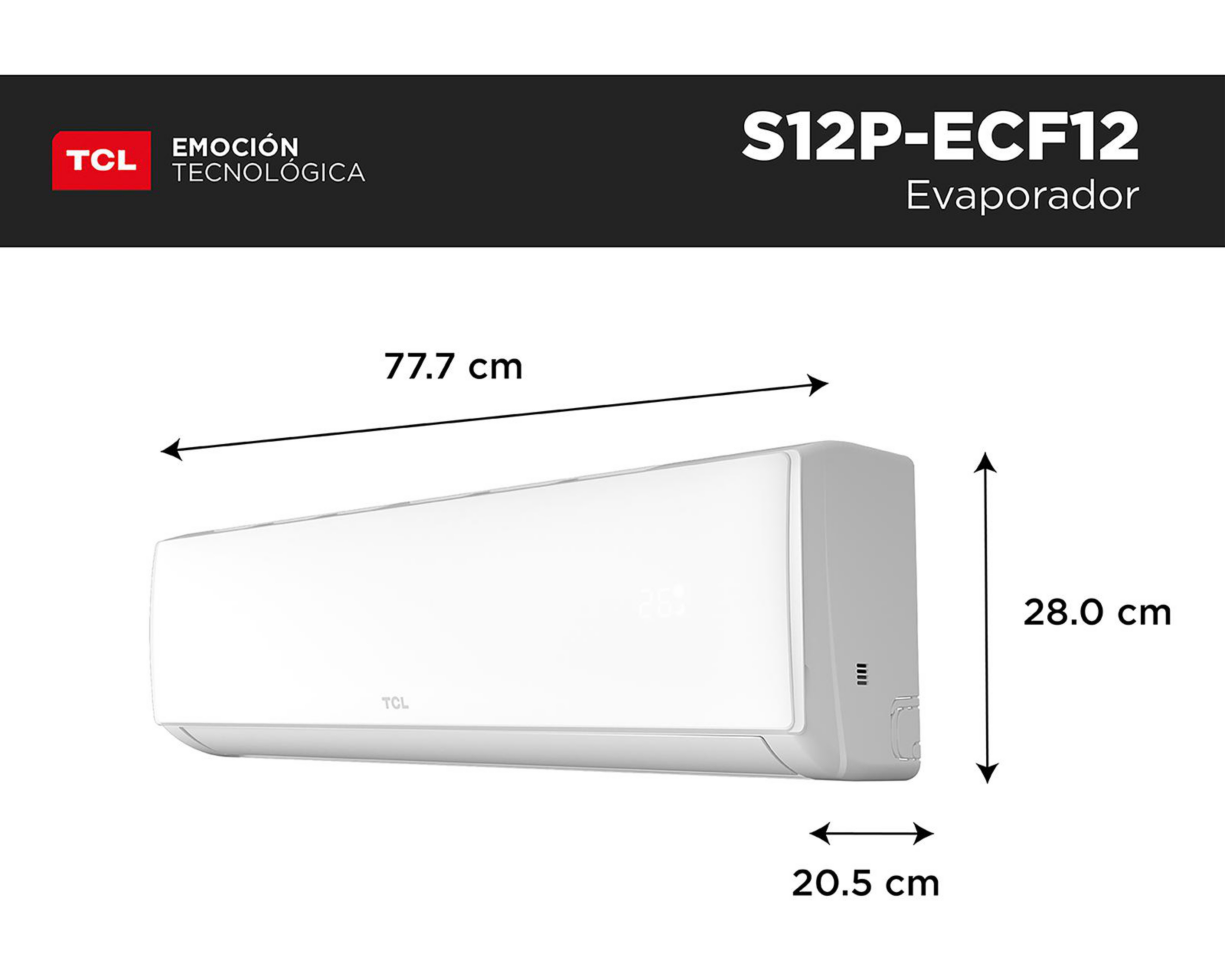 Foto 7 pulgar | Minisplit TCL 1 Tonelada 115 V Solo Frío S12P-ECF12
