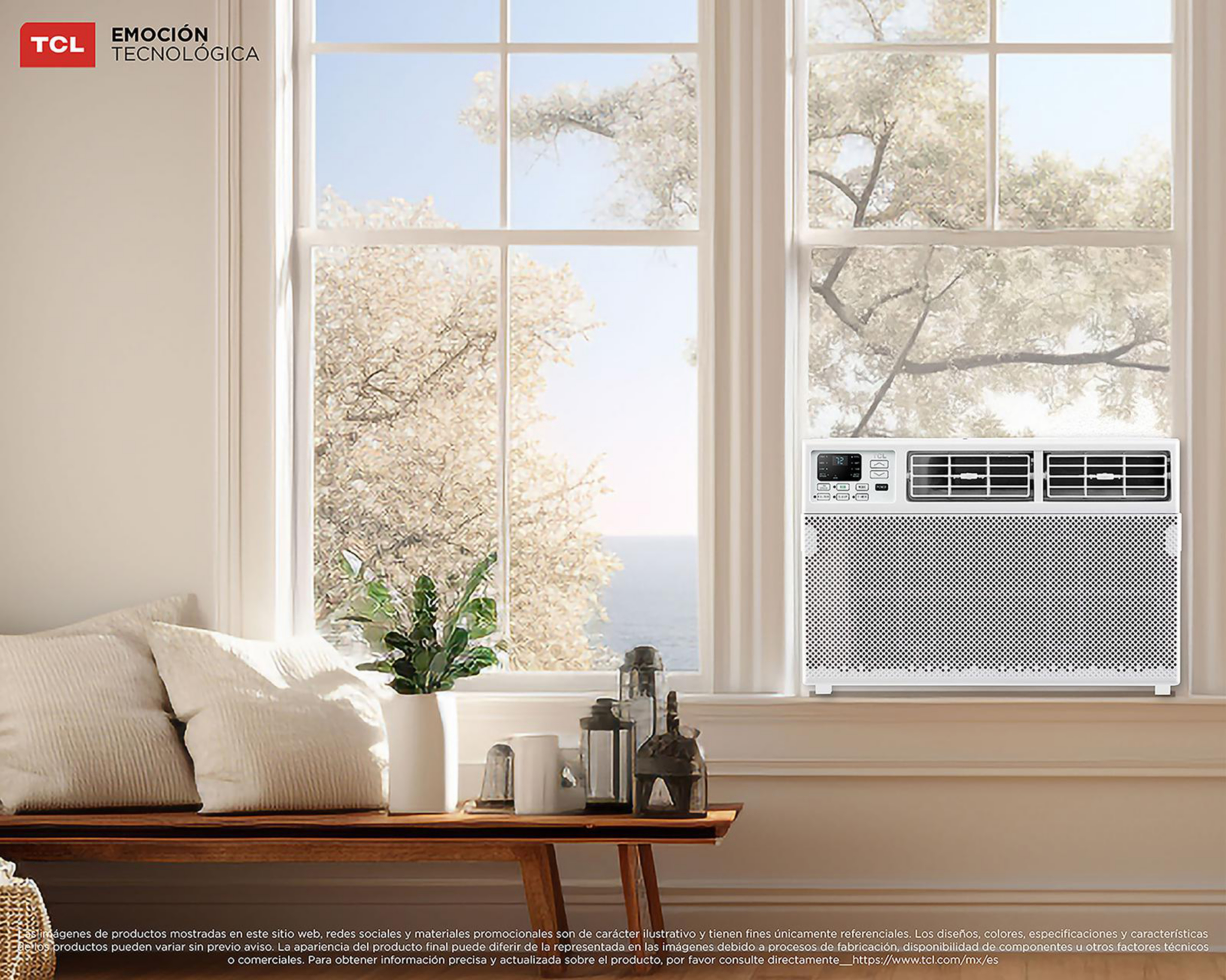 Foto 6 pulgar | Aire Acondicionado de Ventana TCL 3/4 Tonelada 110 V Solo Frío W08P-CF14D