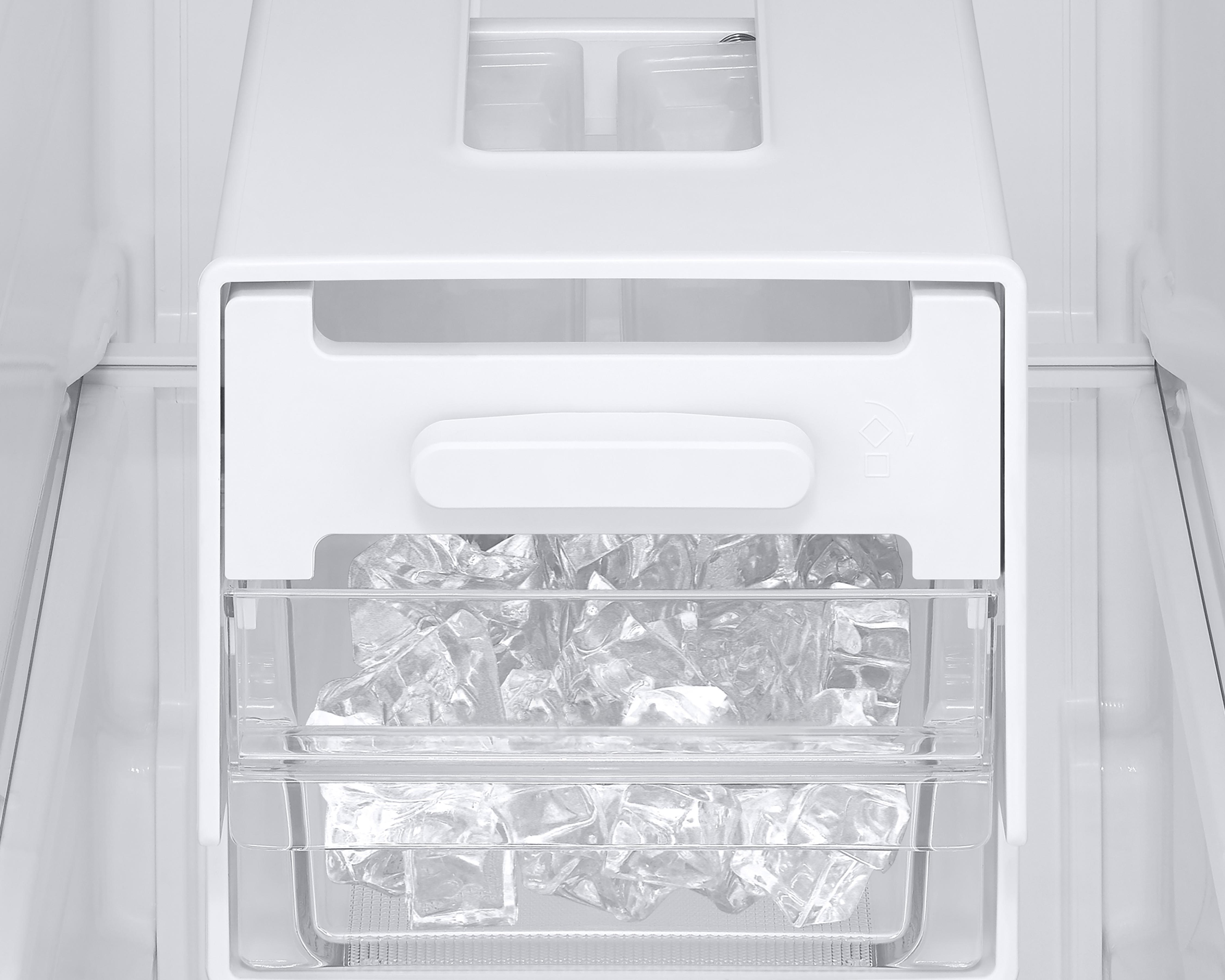 Foto 5 pulgar | Refrigerador Samsung Side by Side 23 Pies Plateado RS23T5B00S9EM