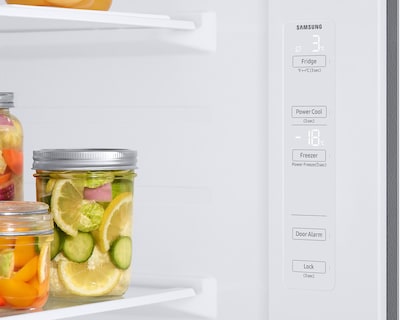 Foto 5 | Refrigerador Samsung Side by Side 23 Pies Plateado RS23T5B00S9EM