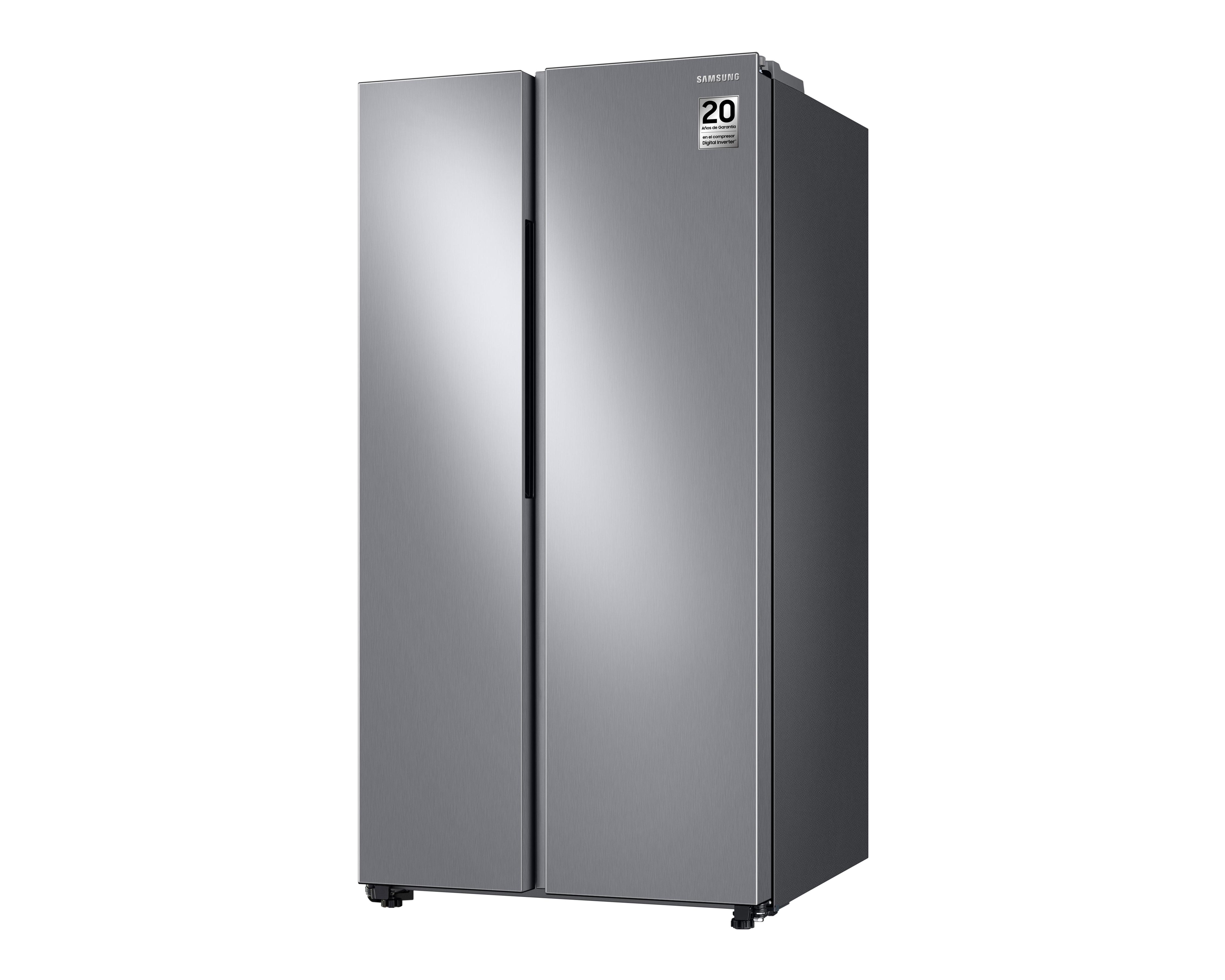 Foto 7 pulgar | Refrigerador Samsung Side by Side 23 Pies Plateado RS23T5B00S9EM