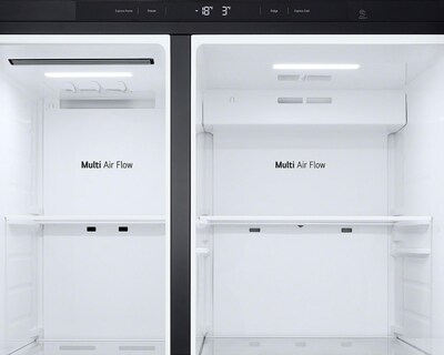 Foto 4 | Refrigerador LG Side by Side 23 Pies Negro VS23BEP
