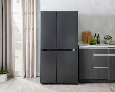 Foto 7 | Refrigerador LG Side by Side 23 Pies Negro VS23BEP