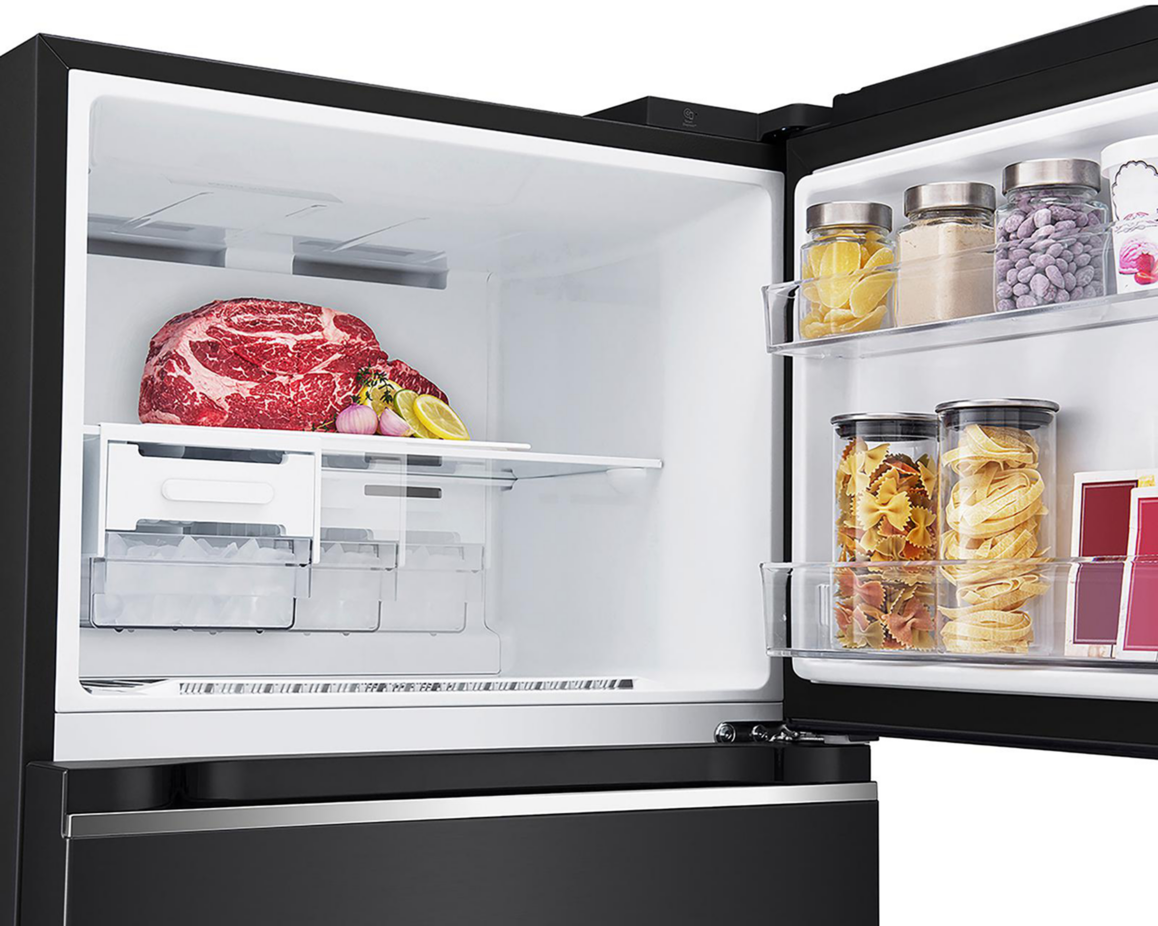 Foto 5 pulgar | Refrigerador LG Top Mount 14 Pies Negro VT40BK.