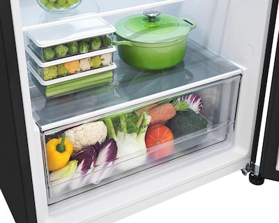 Foto 5 | Refrigerador LG Top Mount 14 Pies Negro VT40BK.
