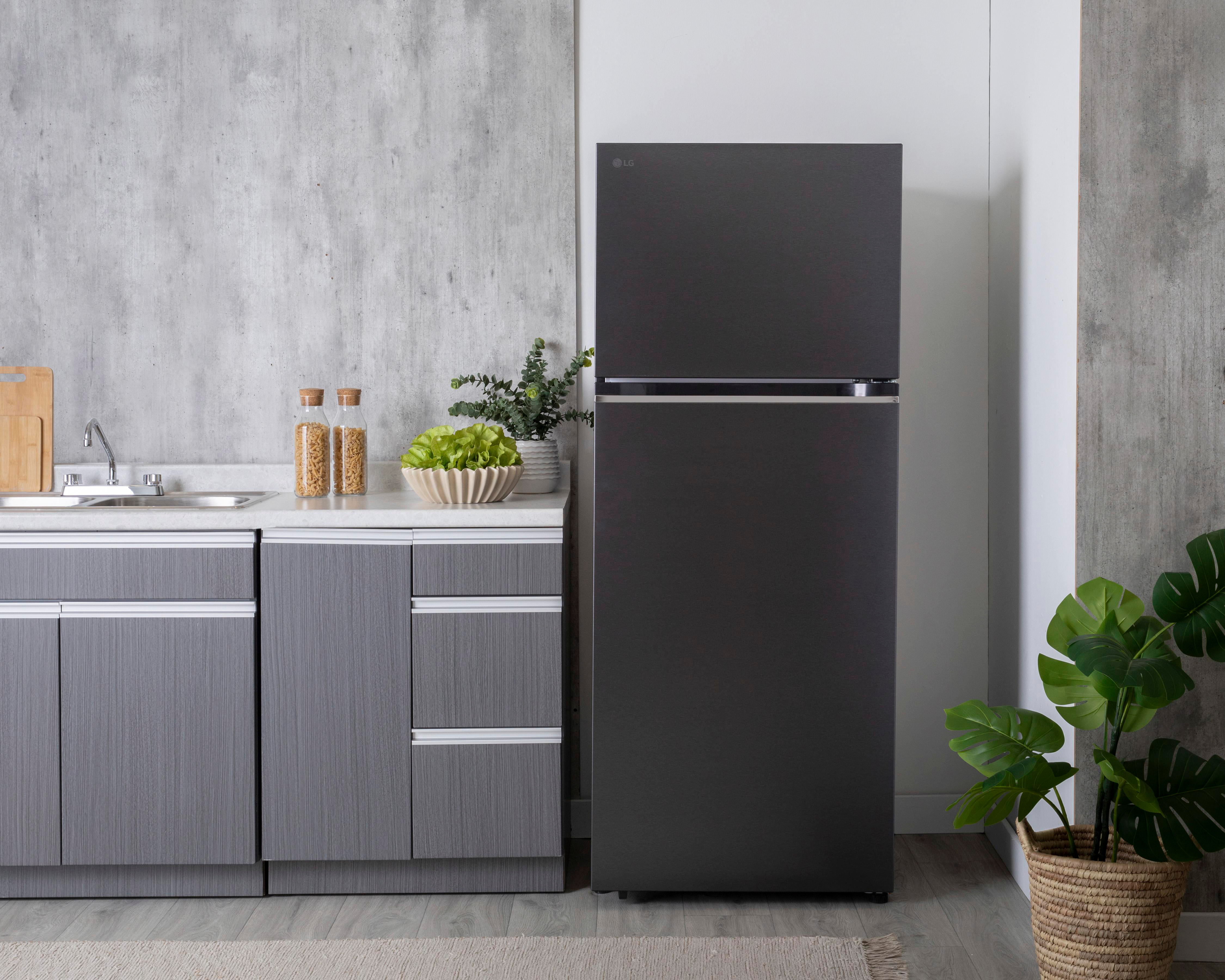 Foto 9 pulgar | Refrigerador LG Top Mount 14 Pies Negro VT40BK.