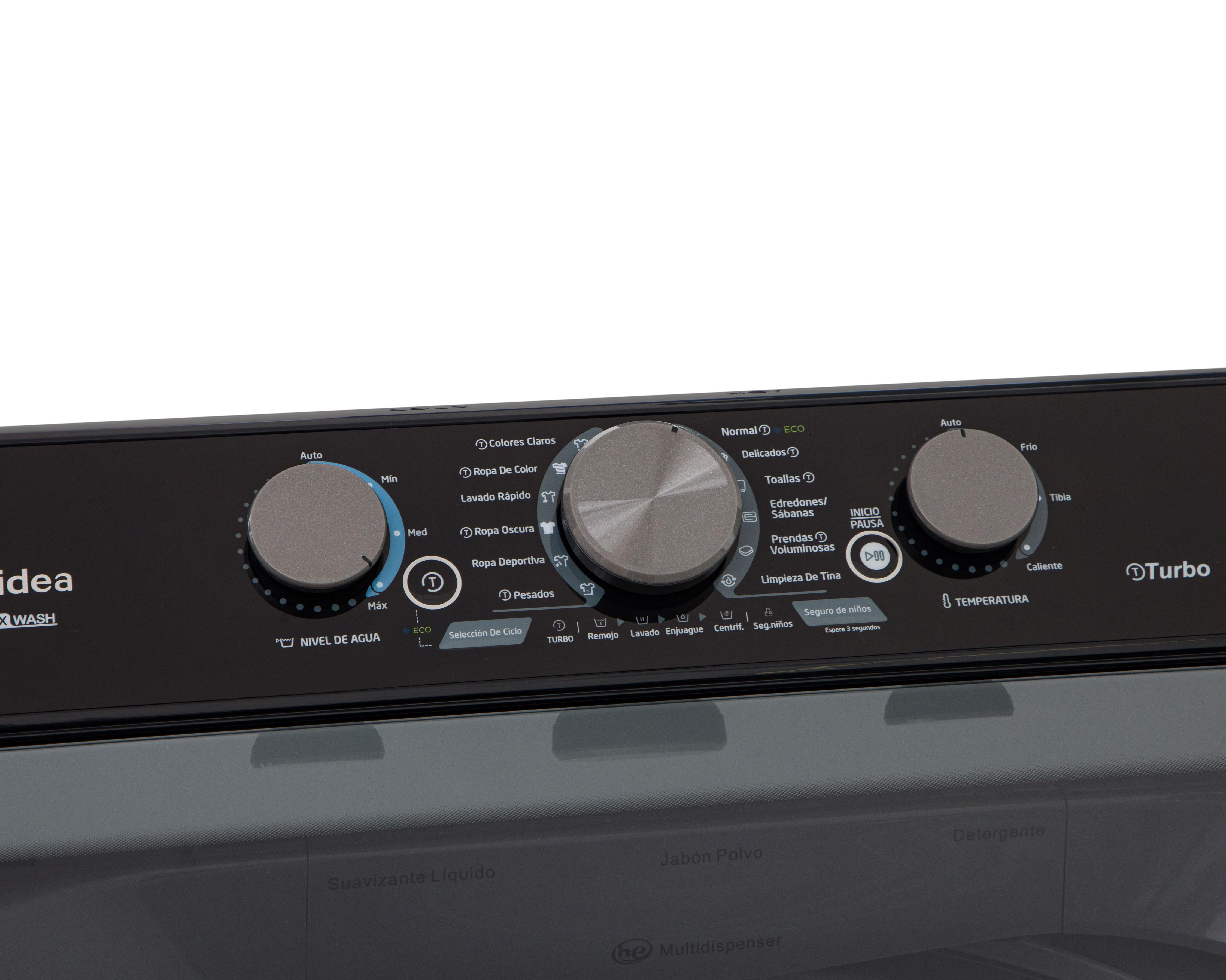 Foto 4 pulgar | Lavadora Midea Automática Vortex Wash 22 kg Gris