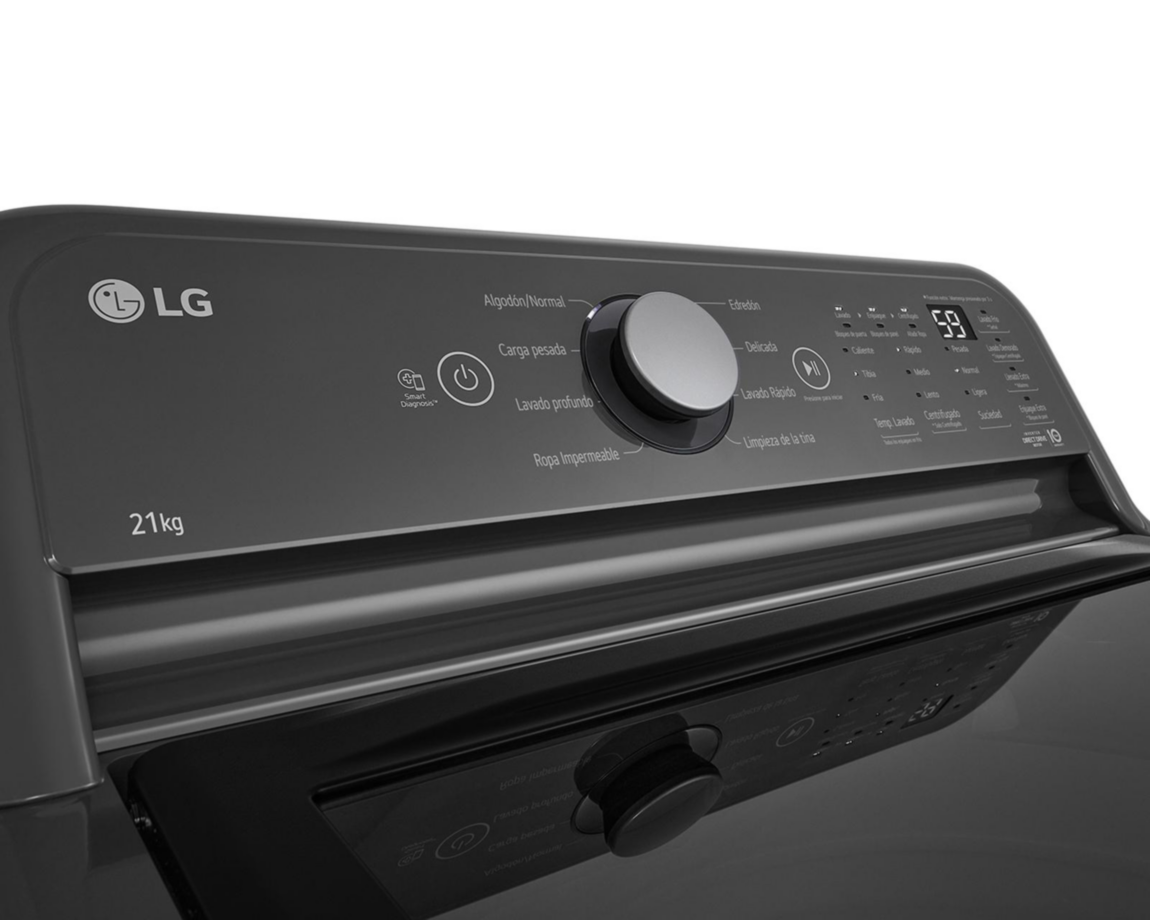 Foto 6 pulgar | Lavadora LG Automática WT21MT6HKA 21 kg Negra