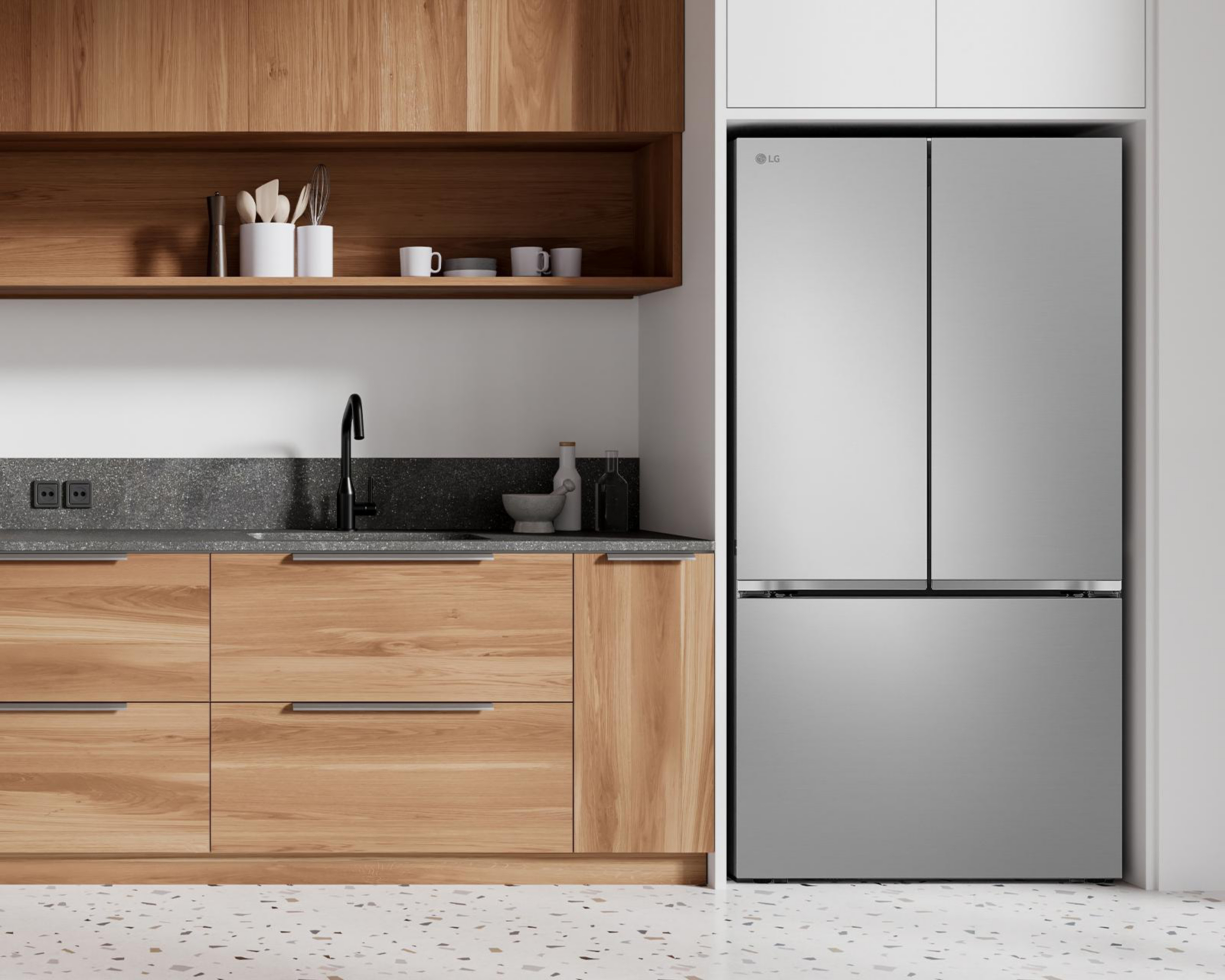 Foto 9 pulgar | Refrigerador LG French Door 32 Pies Plateado GM90KP