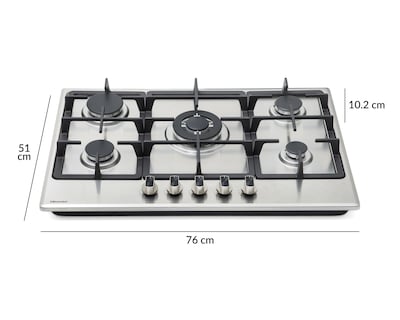Foto 5 | Parrilla Empotrable Hisense 76 cm de Gas HGH751SS01 Plateada