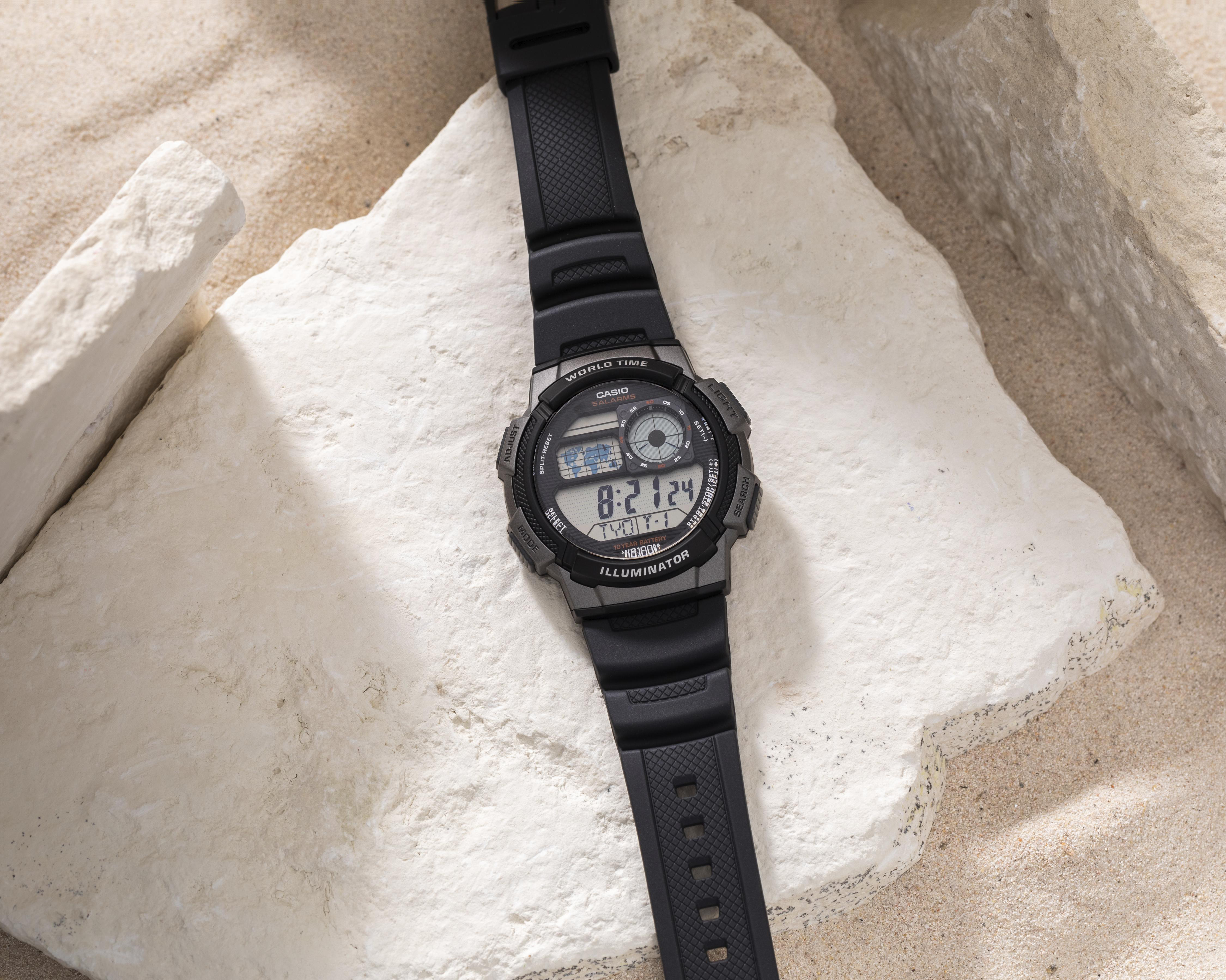 Foto 5 | Reloj Casio AE-1000W-1BVCF Negro