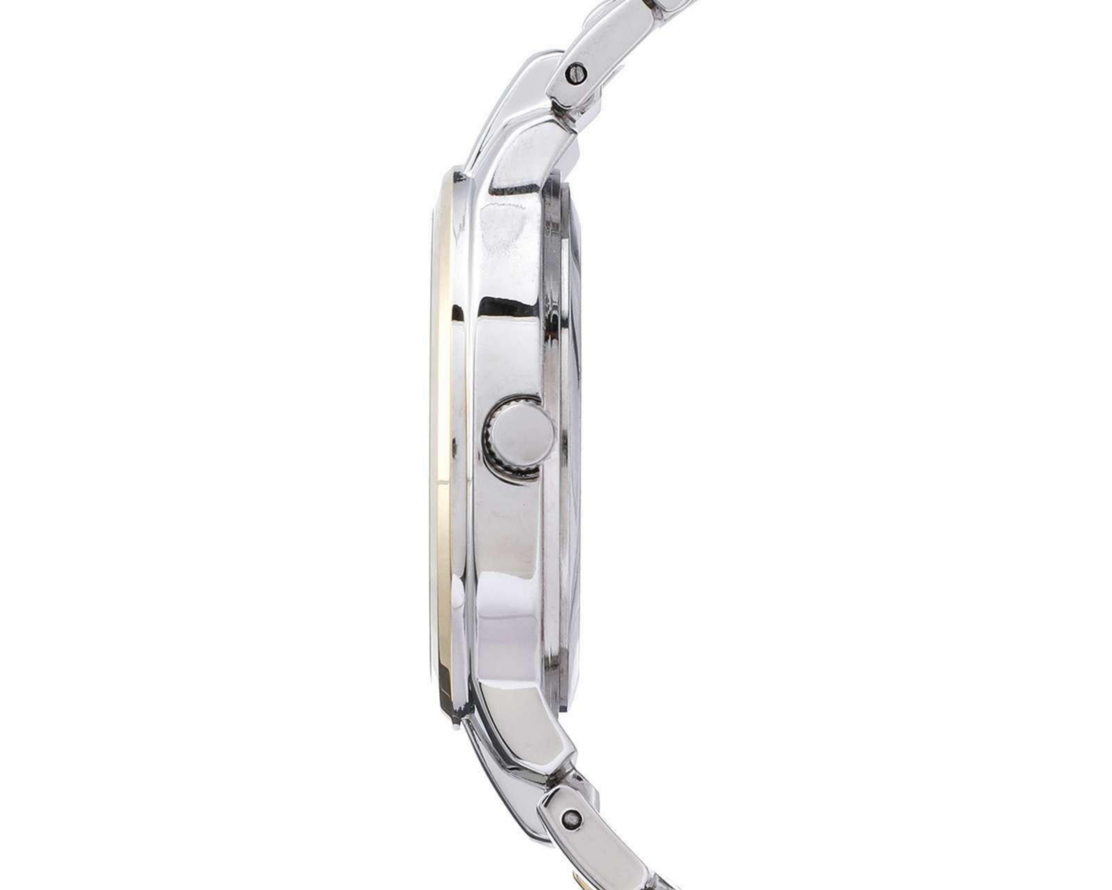 Foto 3 pulgar | Reloj Q&Q F499J404Y Plateado/Dorado