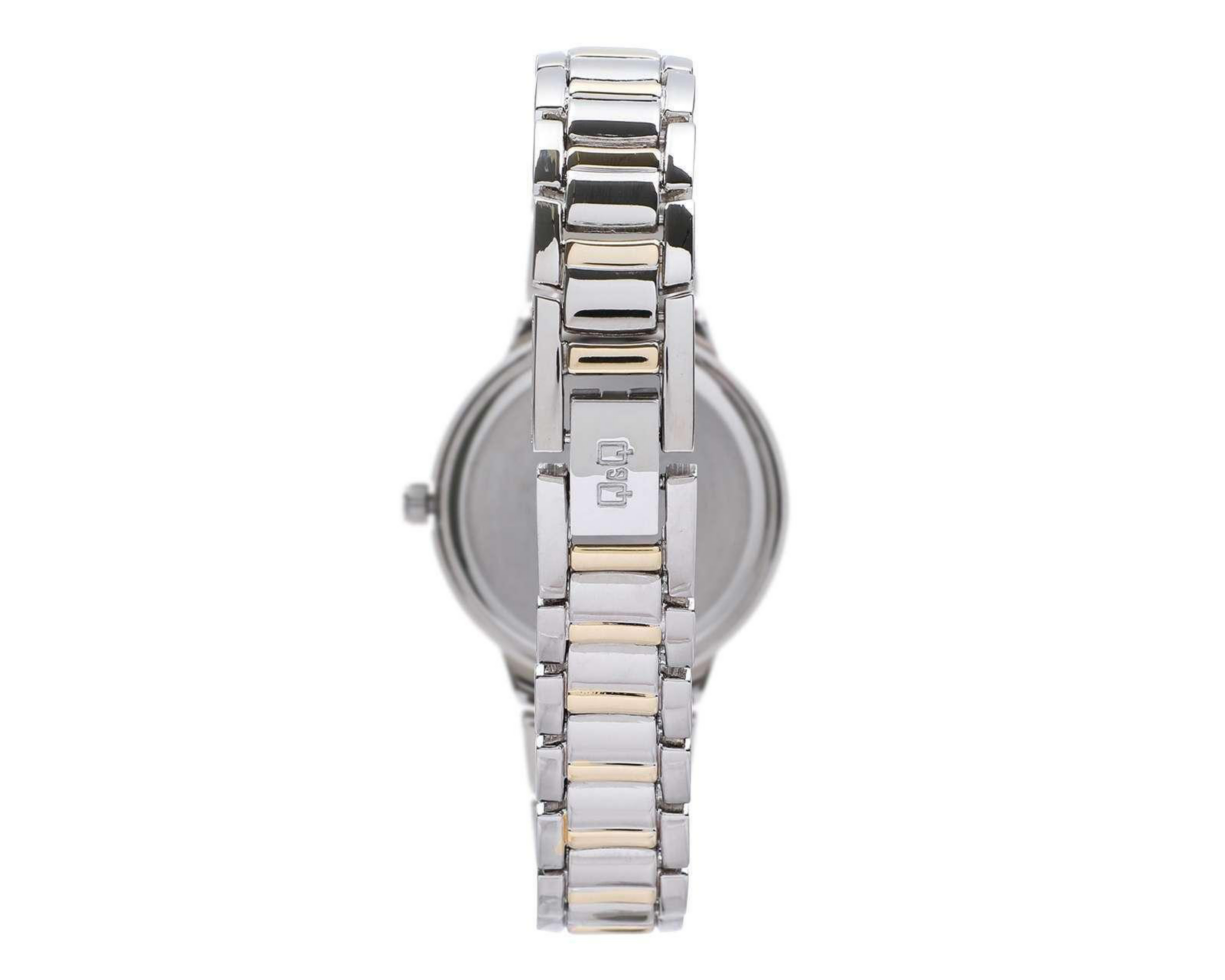 Foto 4 pulgar | Reloj Q&Q F499J404Y Plateado/Dorado
