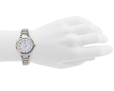 Foto 4 | Reloj Q&Q F499J404Y Plateado/Dorado