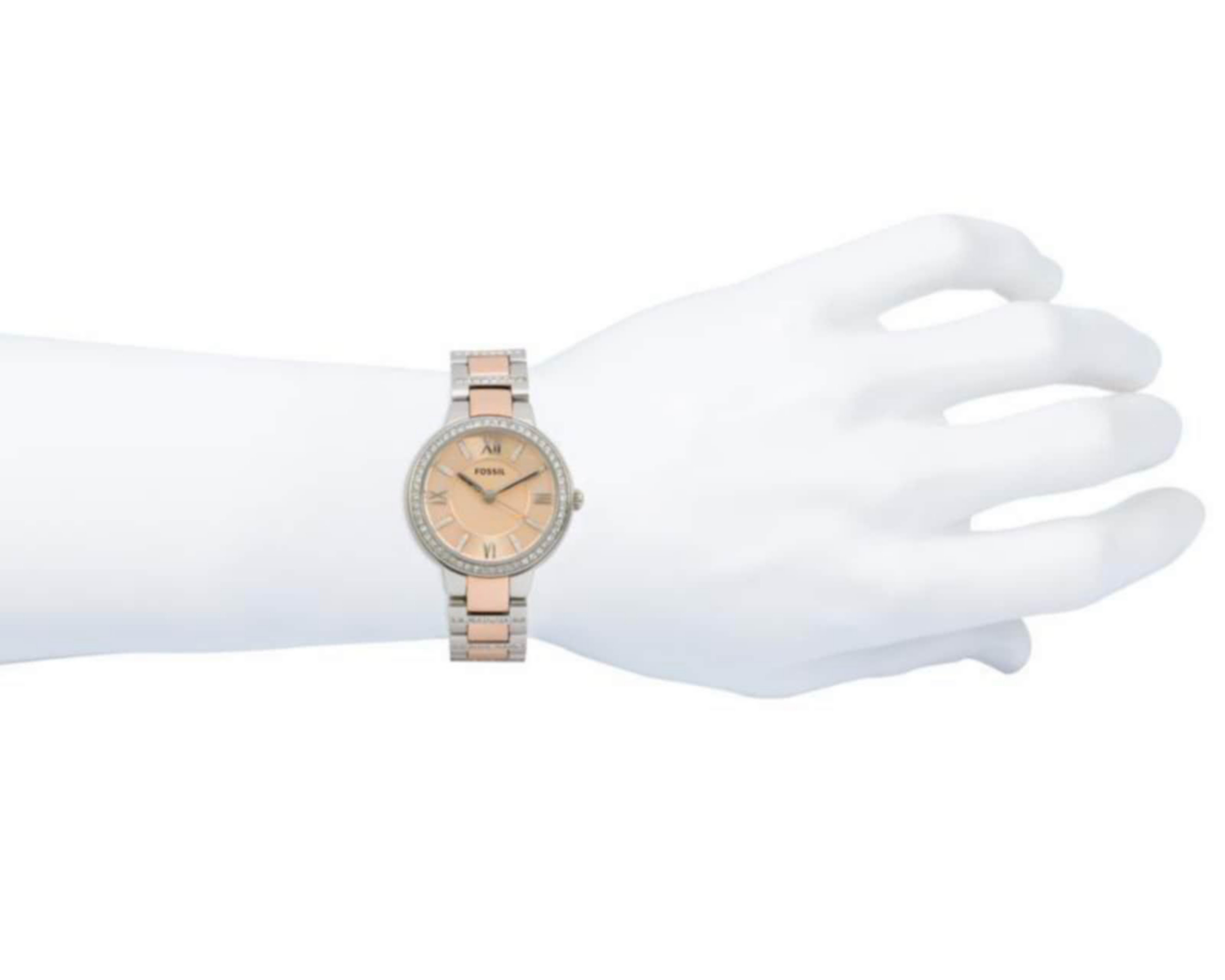 Foto 6 pulgar | Reloj Fossil ES3405 Plateado/Rose Gold