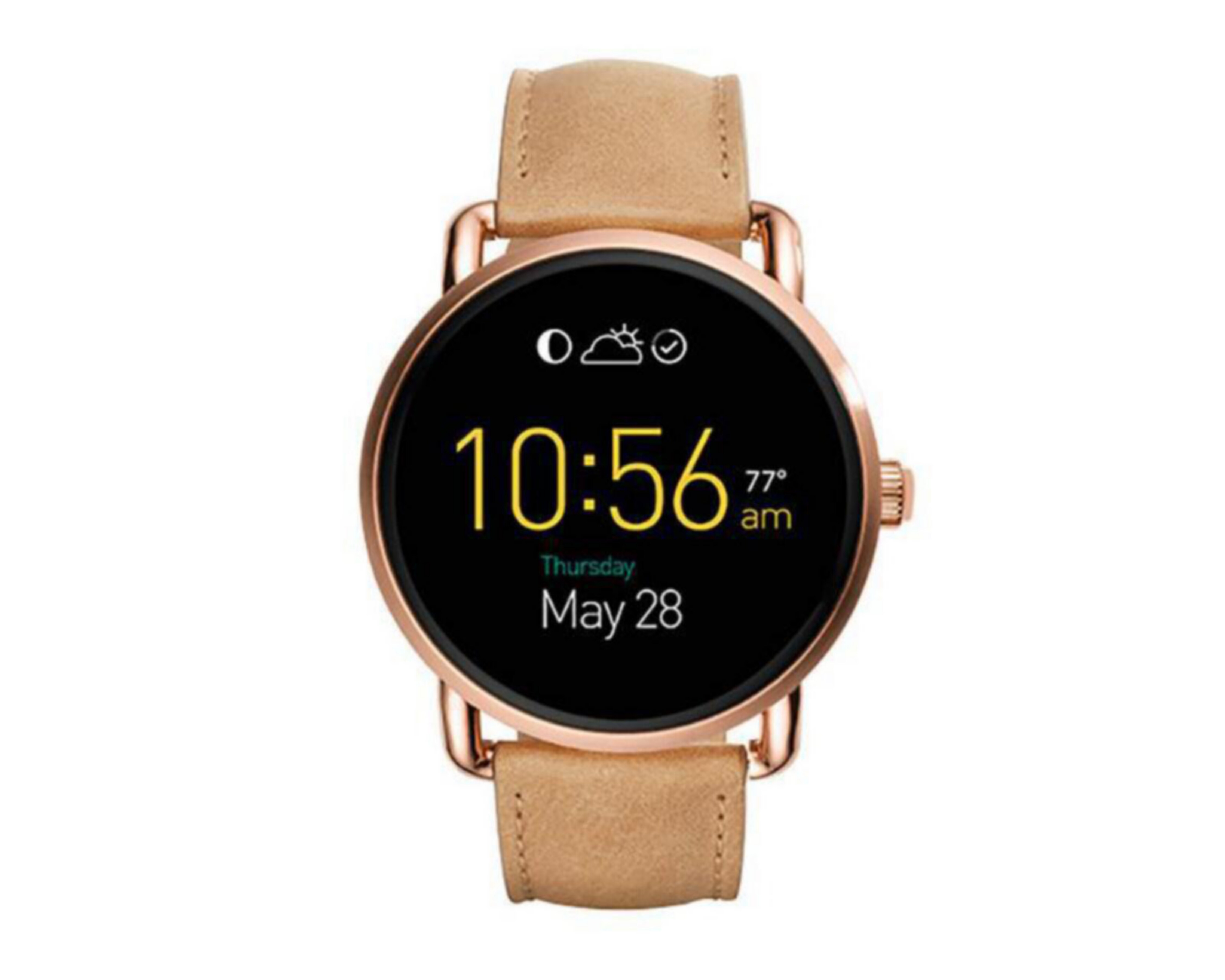 fossil como funciona smartwatch