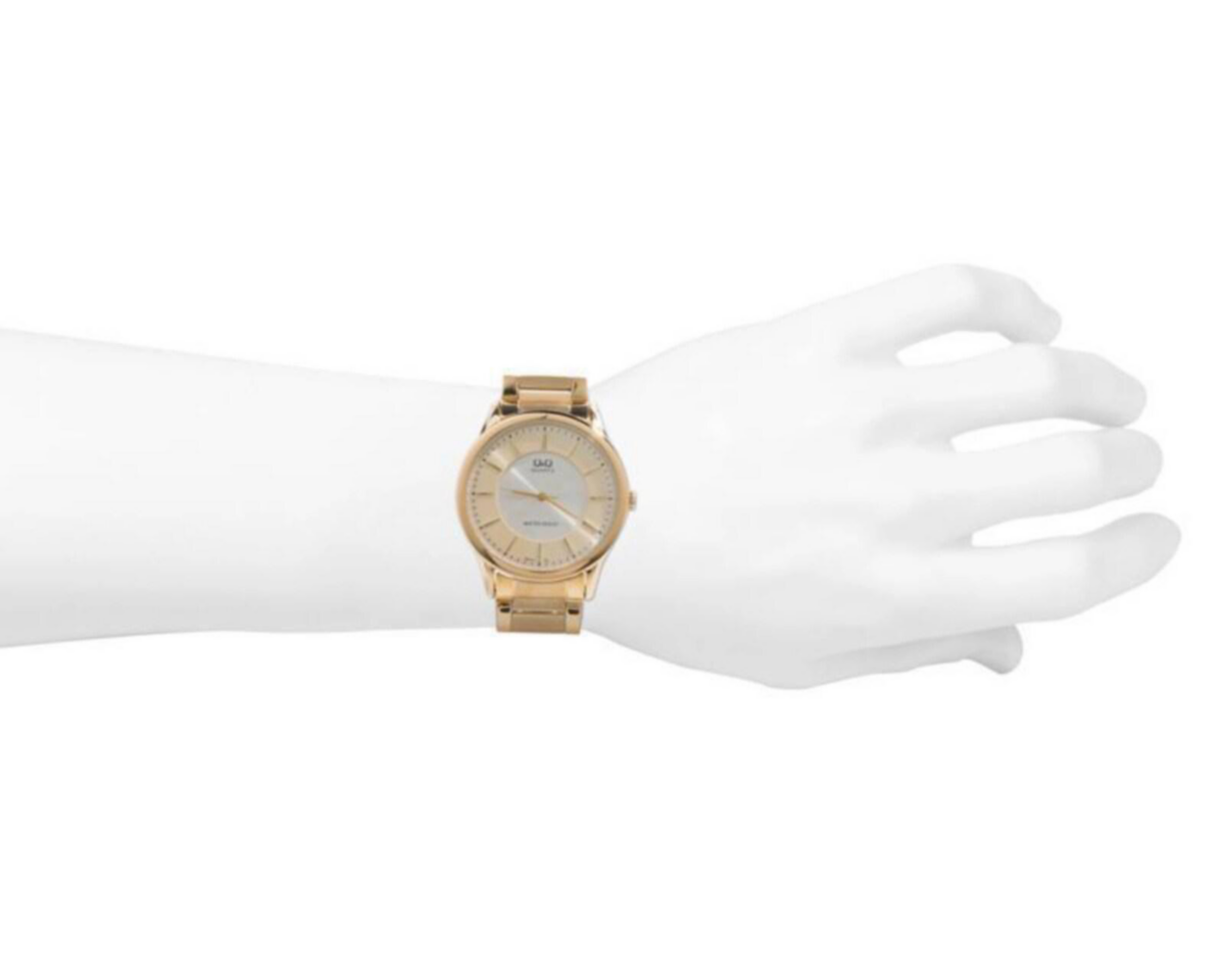 Foto 5 pulgar | Reloj Q&Q Q948J010Y Dorado
