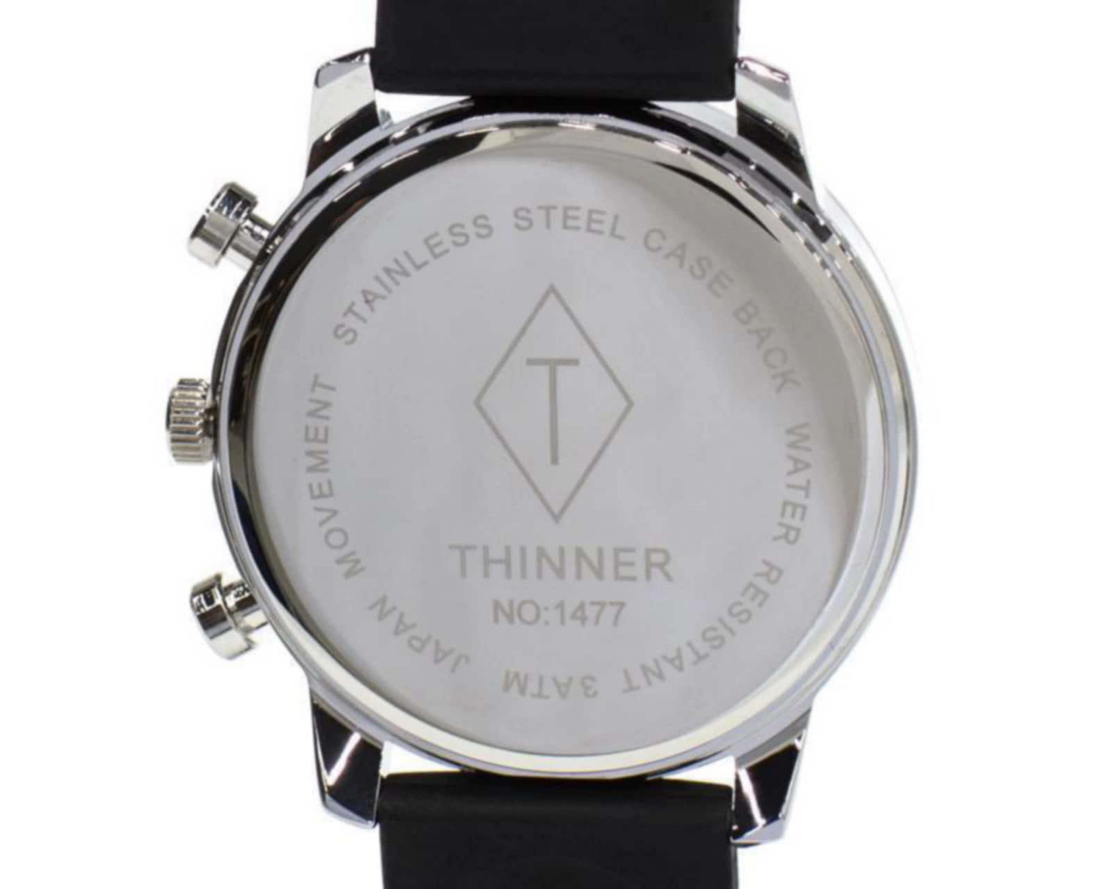 Foto 4 | Reloj Thinner 1477B Negro