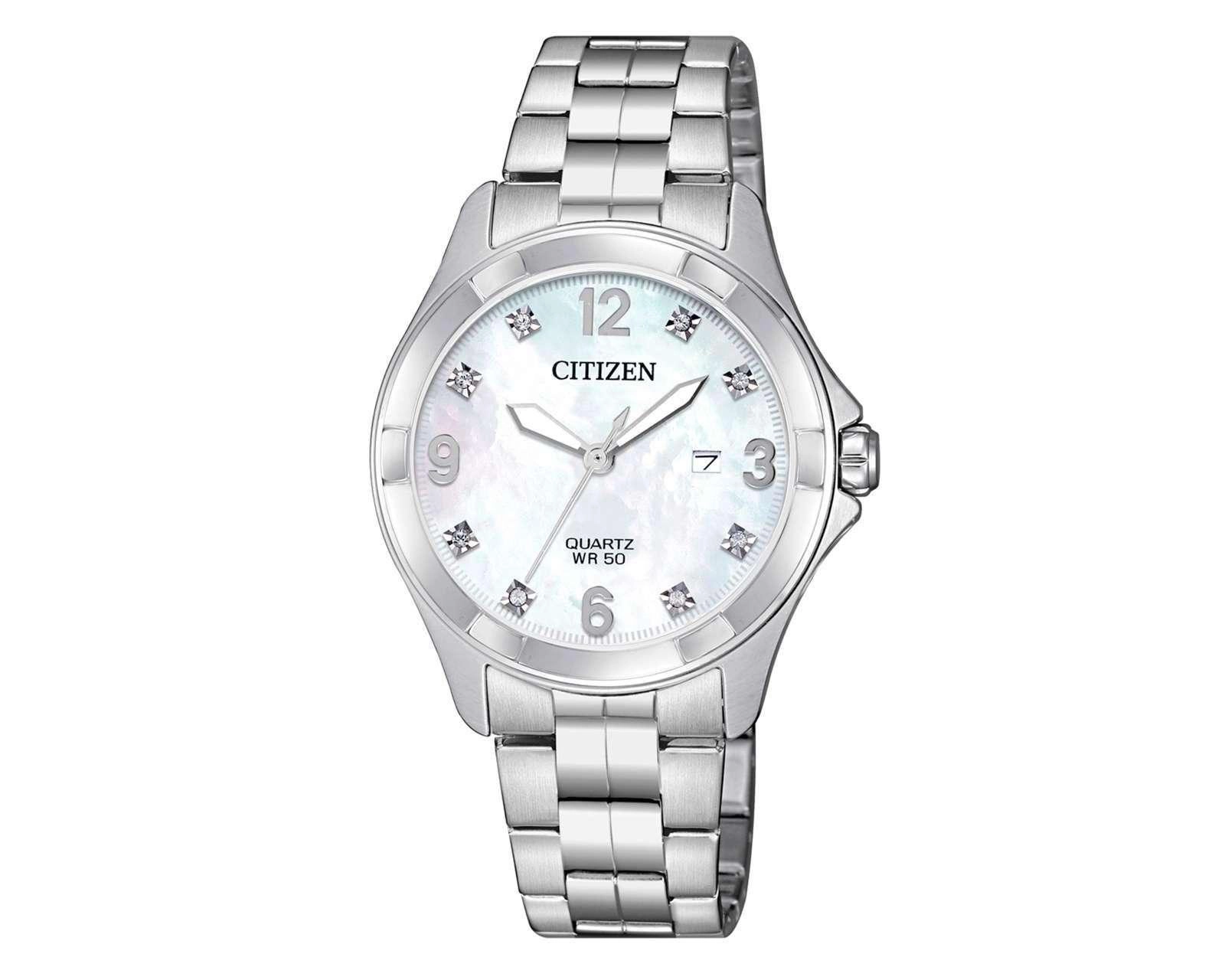 Reloj para Mujer Citizen Plateado 61077