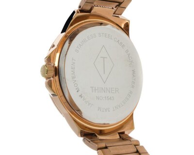 Foto 4 | Reloj Thinner 1543 Oro Rosado