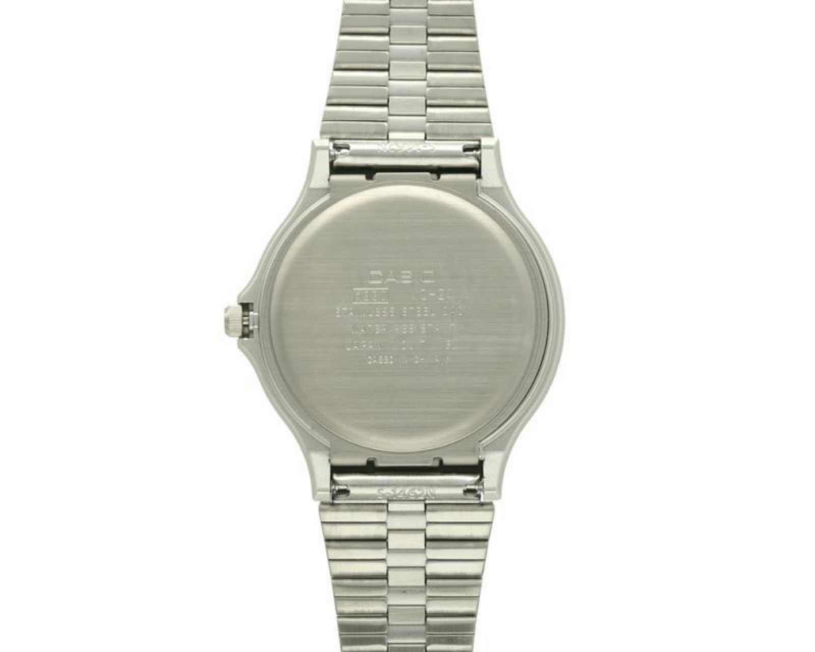 Foto 5 pulgar | Reloj Casio MQ24D-7E Plateado