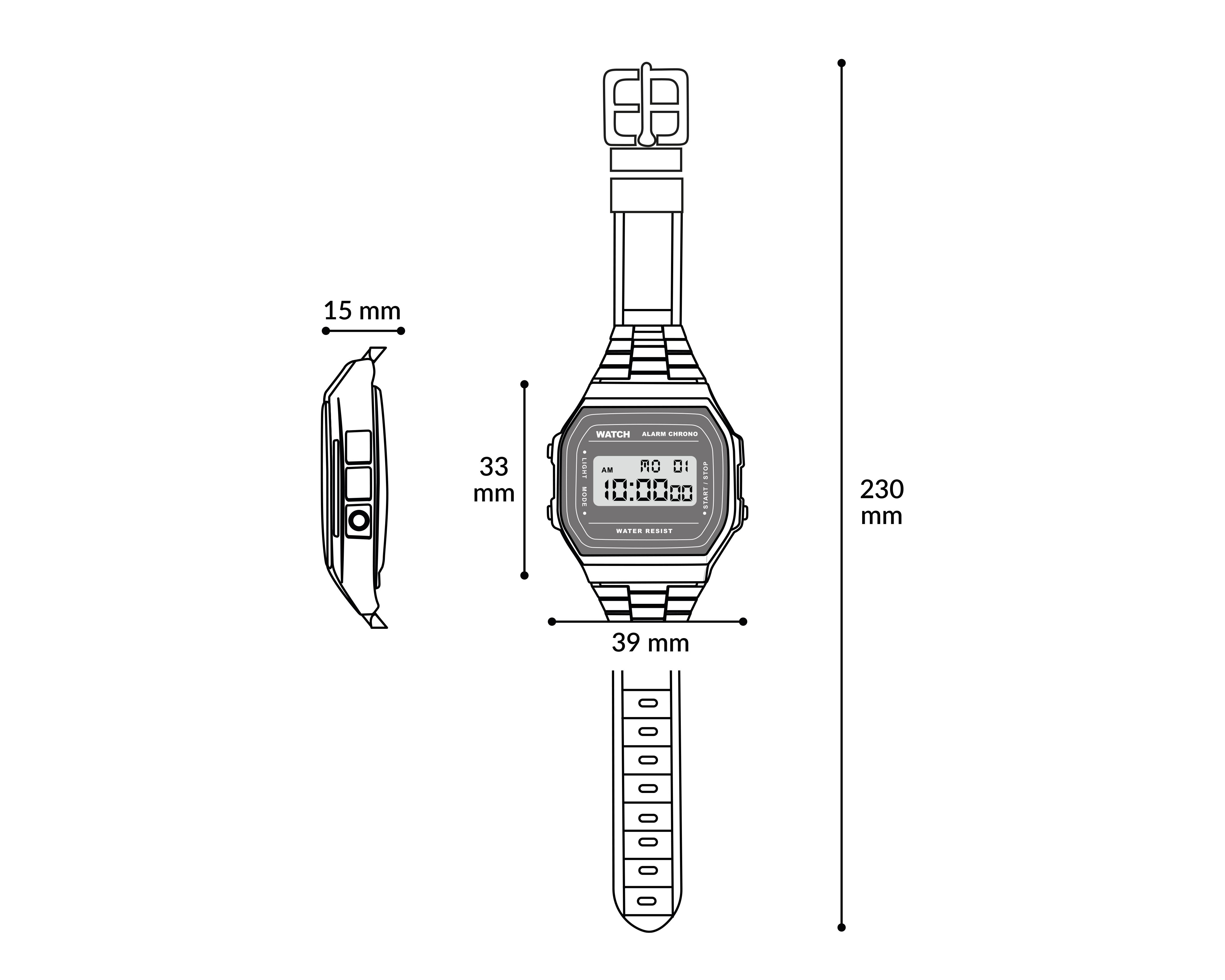 Foto 10 pulgar | Reloj Casio LA680-WGA-9VT Dorado