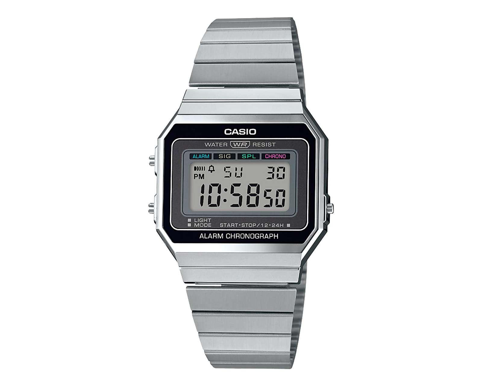 Foto 2 pulgar | Reloj Casio A700W-1A Plateado