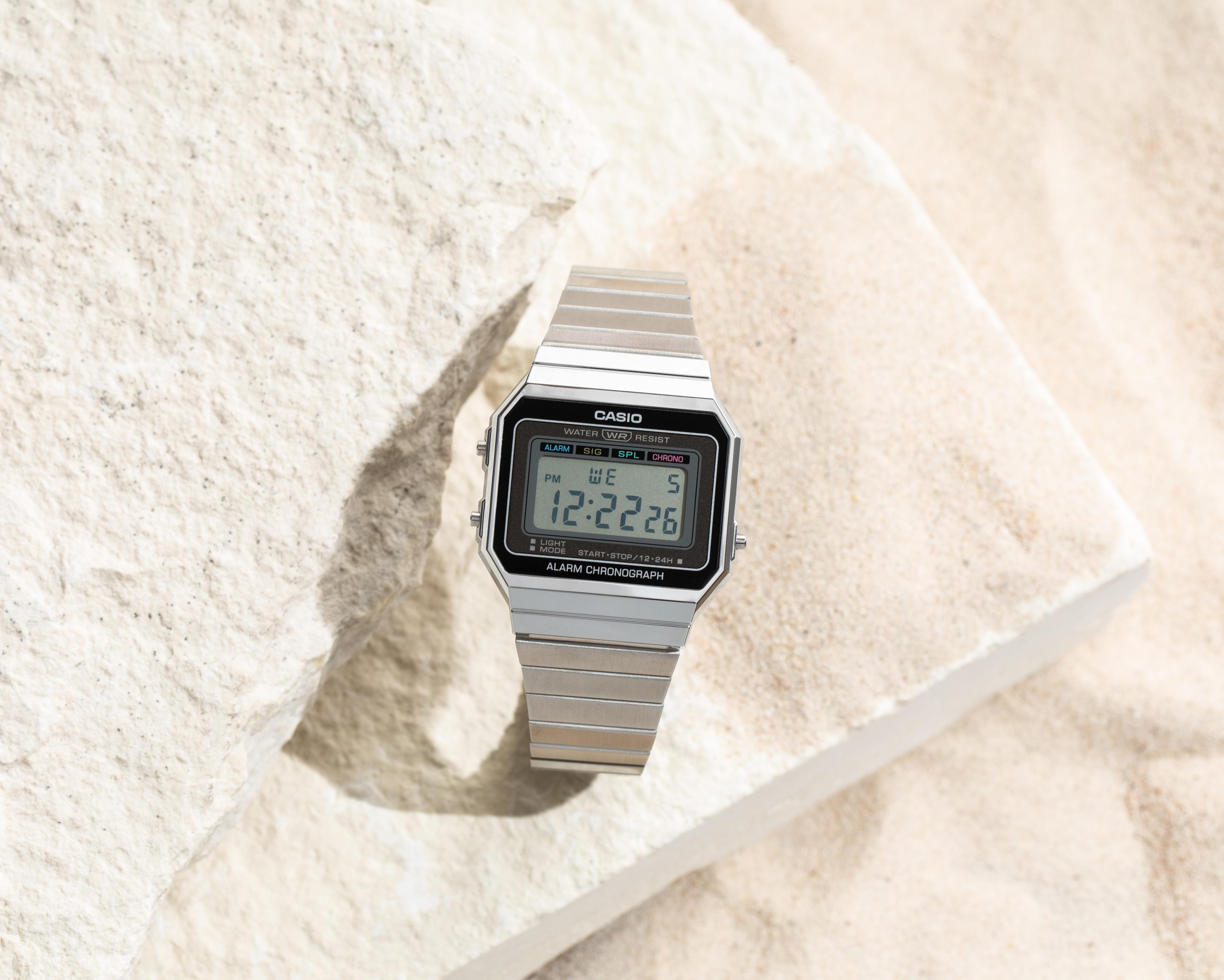 Foto 5 | Reloj Casio A700W-1A Plateado