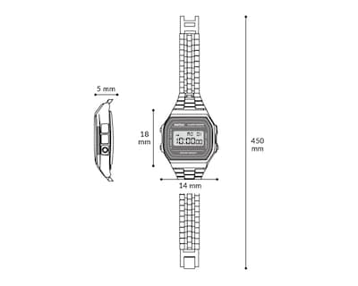 Foto 6 | Reloj para Hombre Casio AE-1200WHD-1ACF Plateado