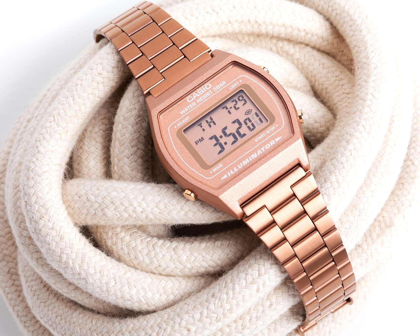 Foto 8 pulgar | Reloj Casio B640WC-5AVT Rose Gold