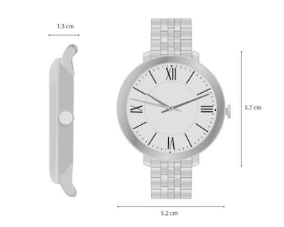Foto 5 | Reloj Thinner 1536 Plateado