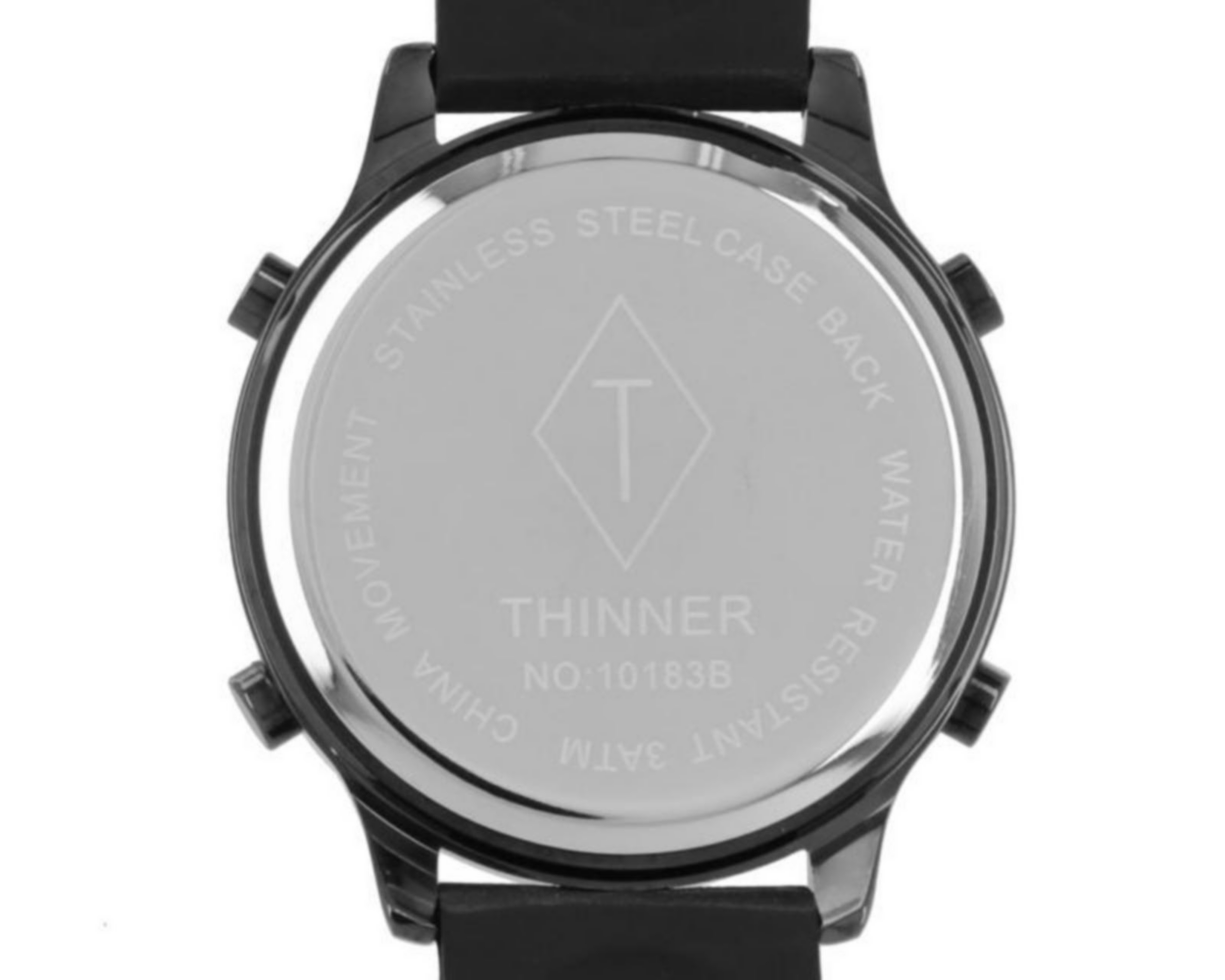 Foto 4 | Reloj Thinner 10183B Negro