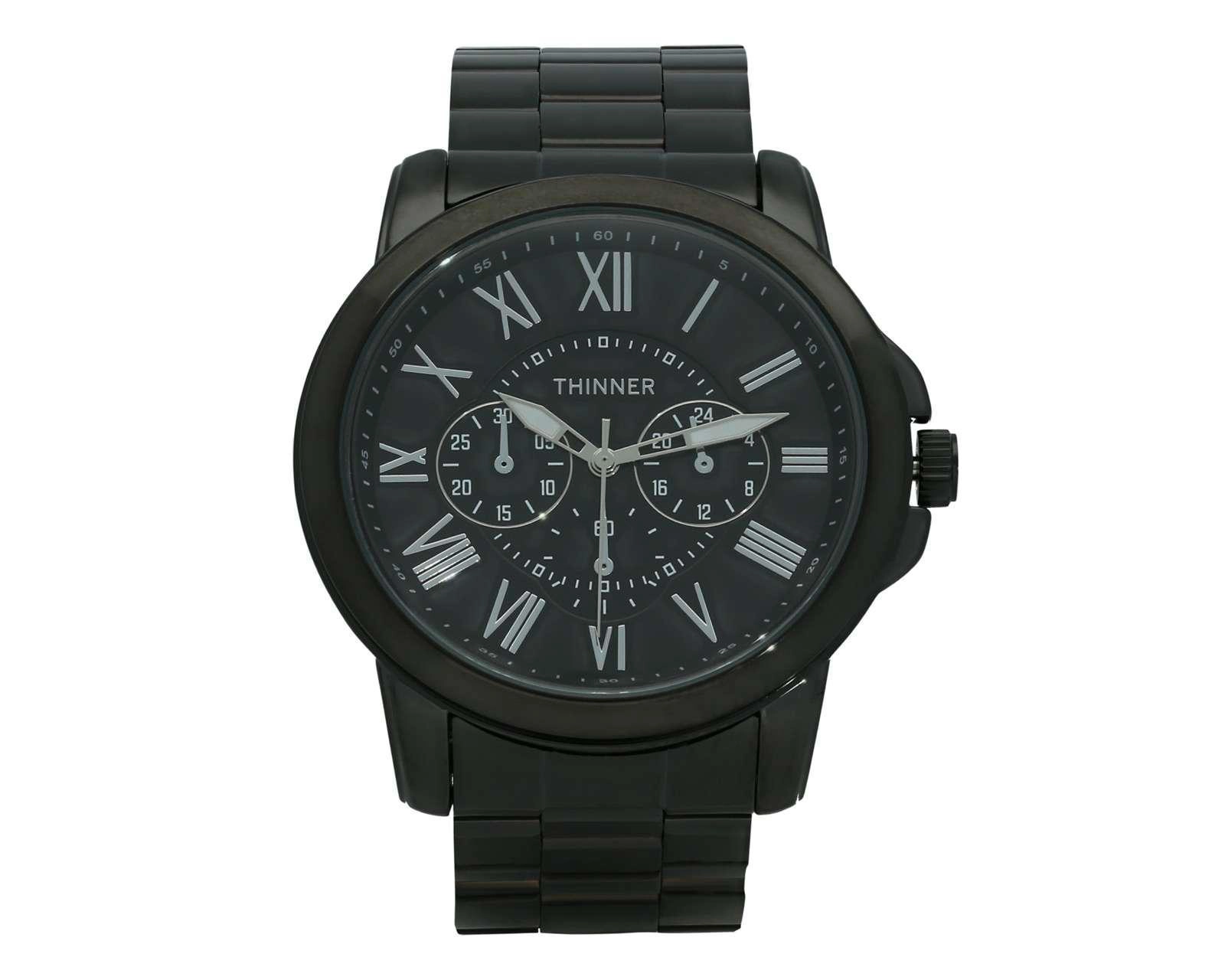 Foto 2 pulgar | Reloj Thinner 16389 Negro