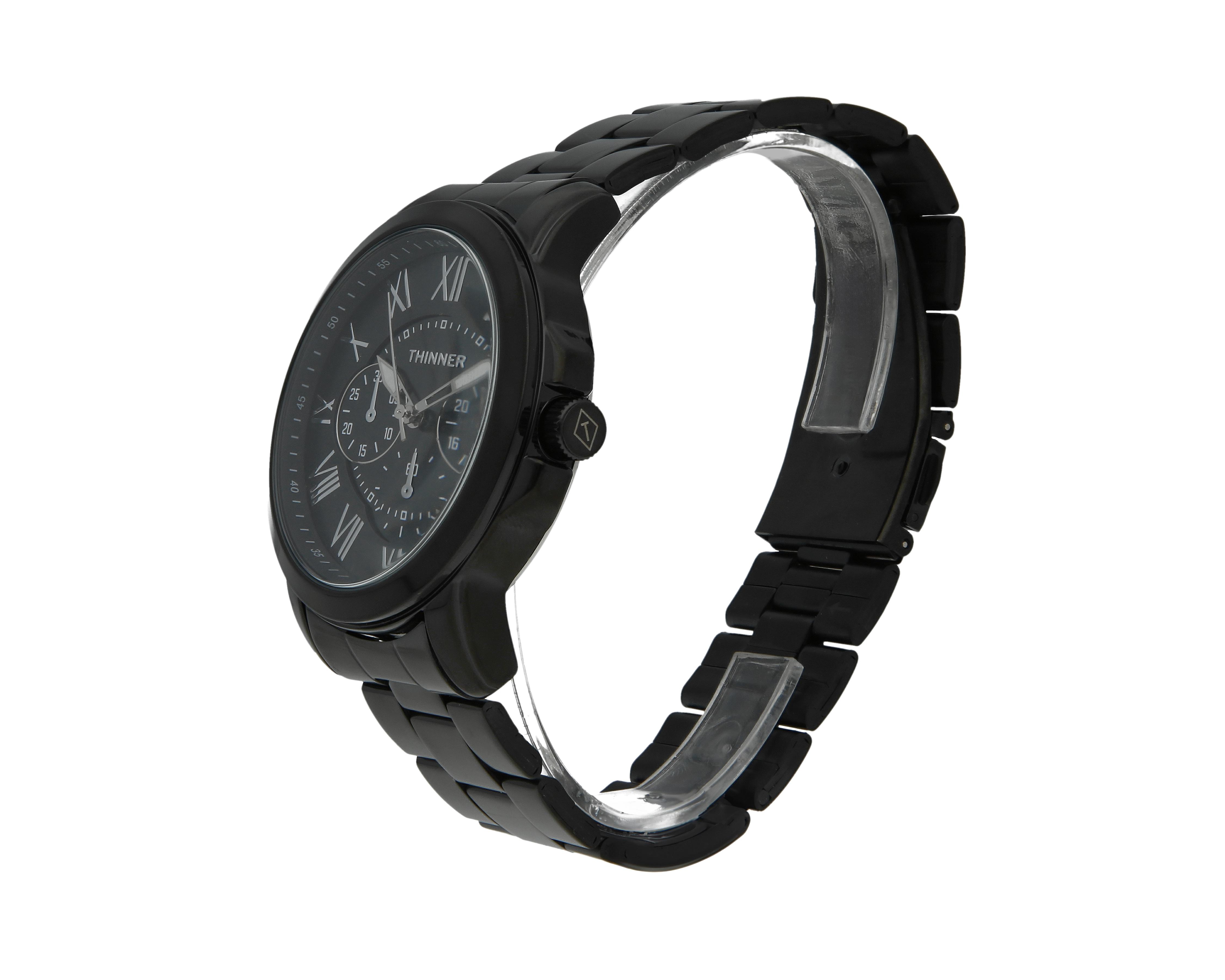 Reloj thinner negro sale