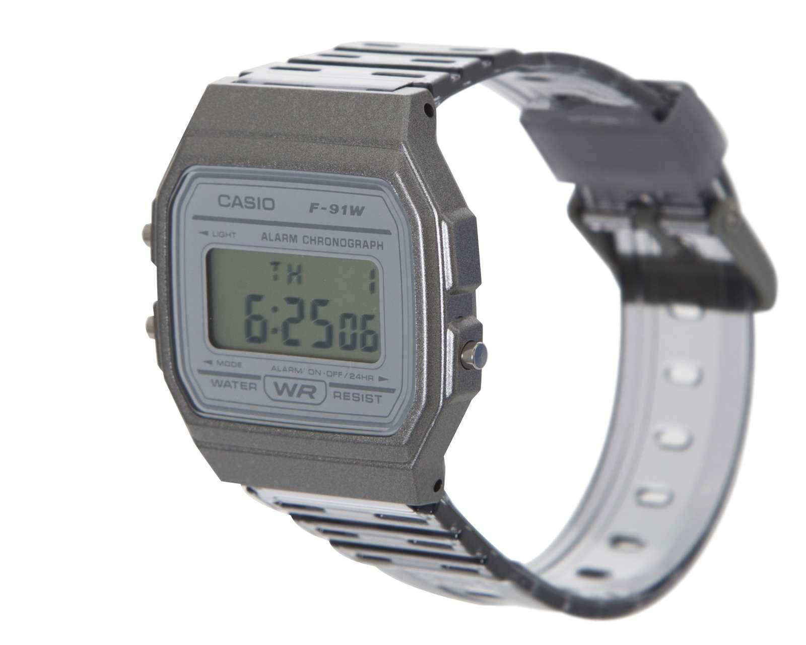 Foto 2 | Reloj Casio F91WS-8 Transparente