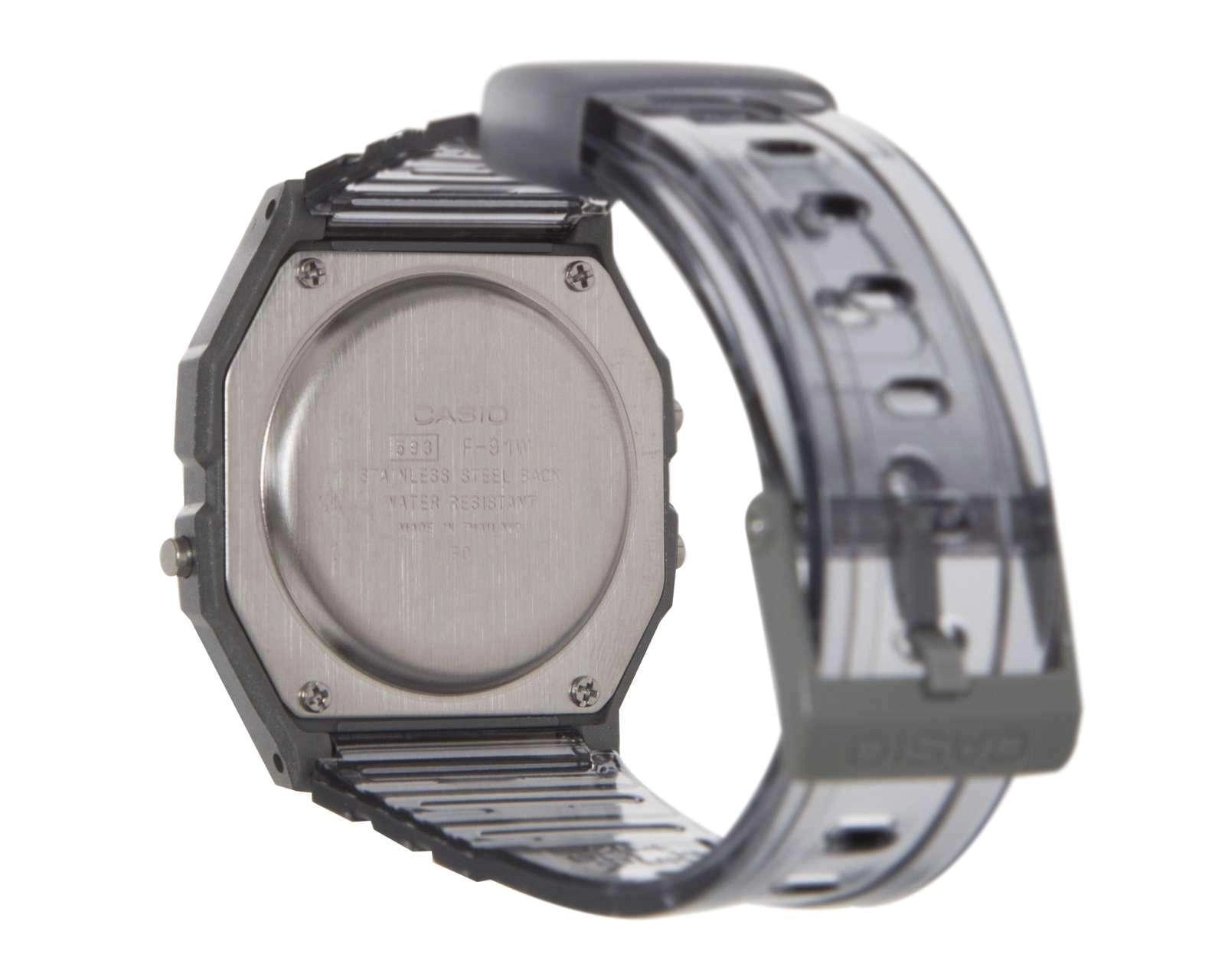 Foto 5 | Reloj Casio F91WS-8 Transparente