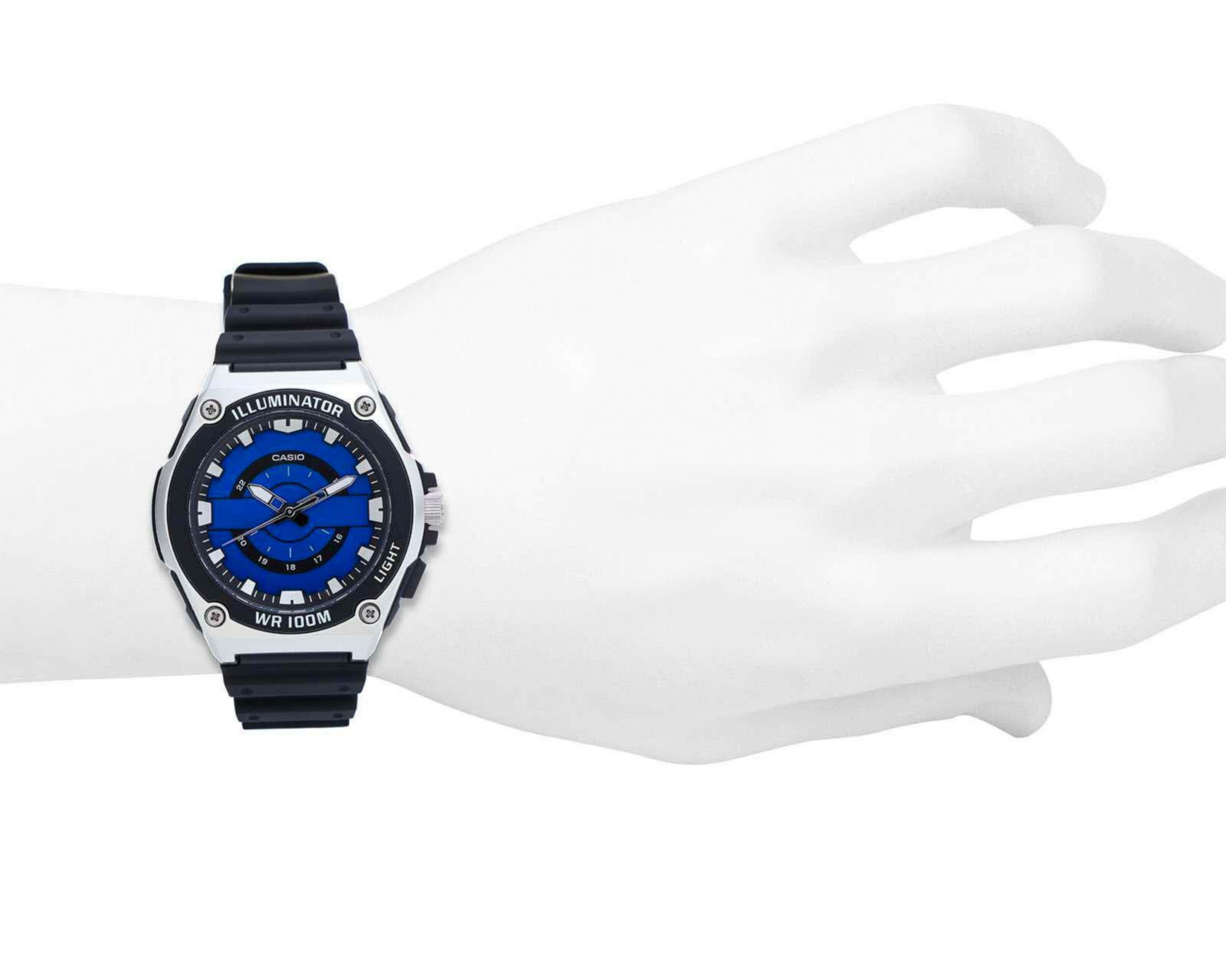 Foto 5 pulgar | Reloj Casio MWC100H-2A2VCF Negro