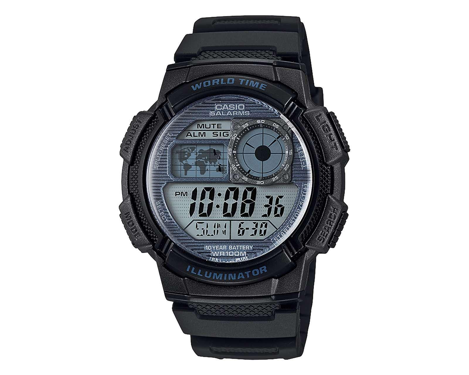 Foto 2 pulgar | Reloj Casio AE-1000W-2A2VCF Negro