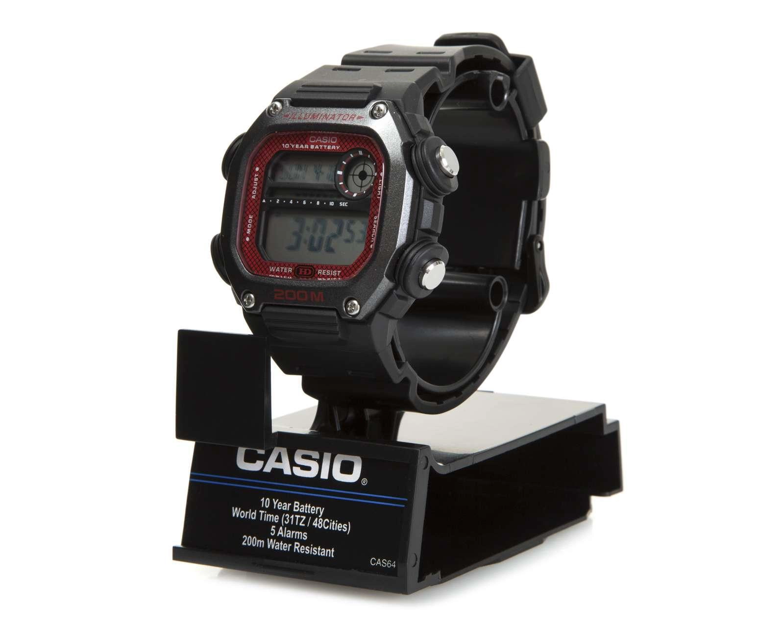 Foto 7 pulgar | Reloj Casio DW291H-1BVCF Negro