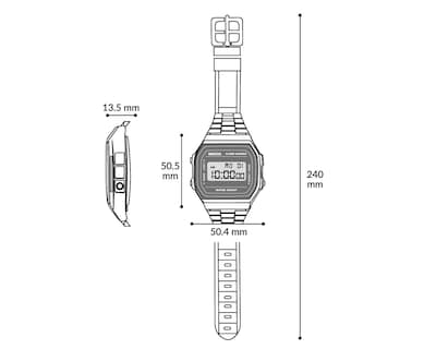 Foto 8 | Reloj Casio DW291H-1BVCF Negro