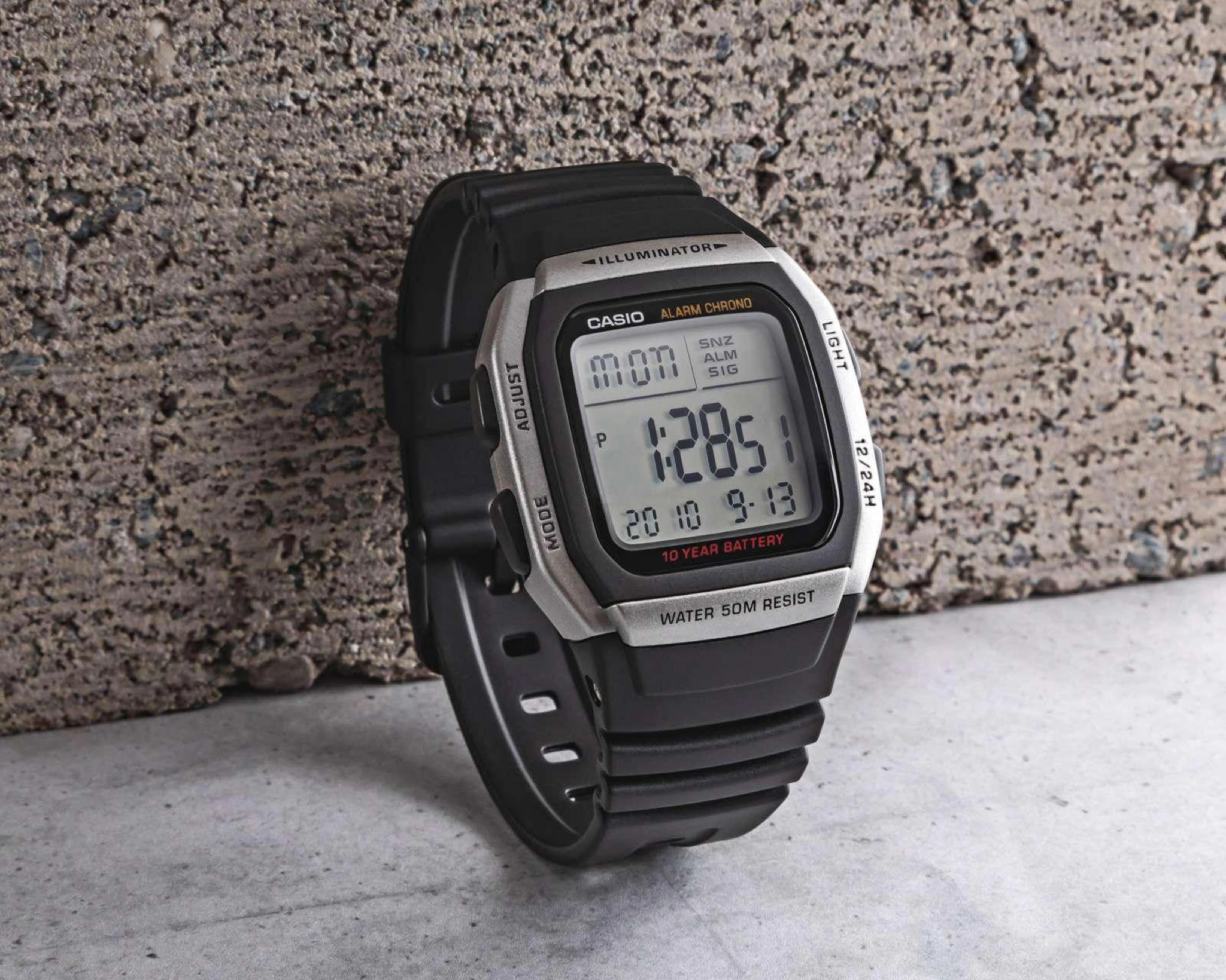 Foto 5 pulgar | Reloj Casio W96H-1AV Negro